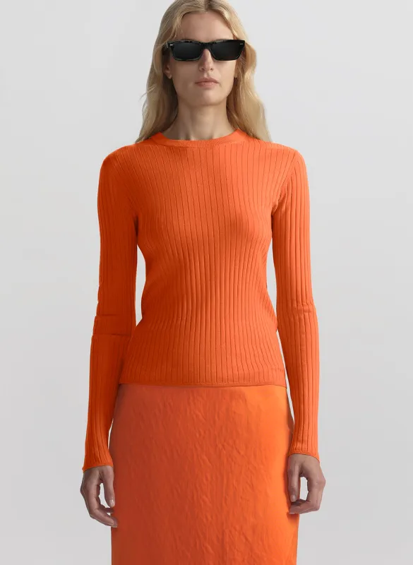 Kyle Ribbed Merino Top sold by A.L.C.