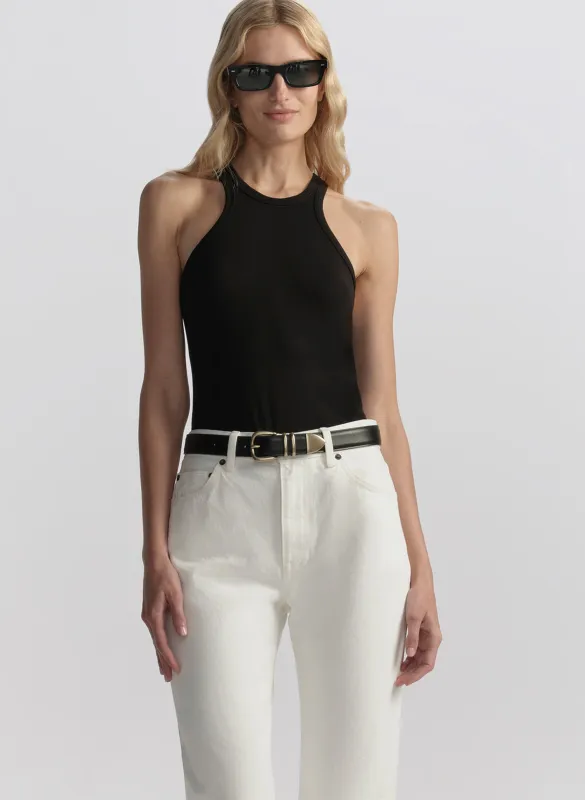 Dean Racerback Rib Knit Tank made by A.L.C.