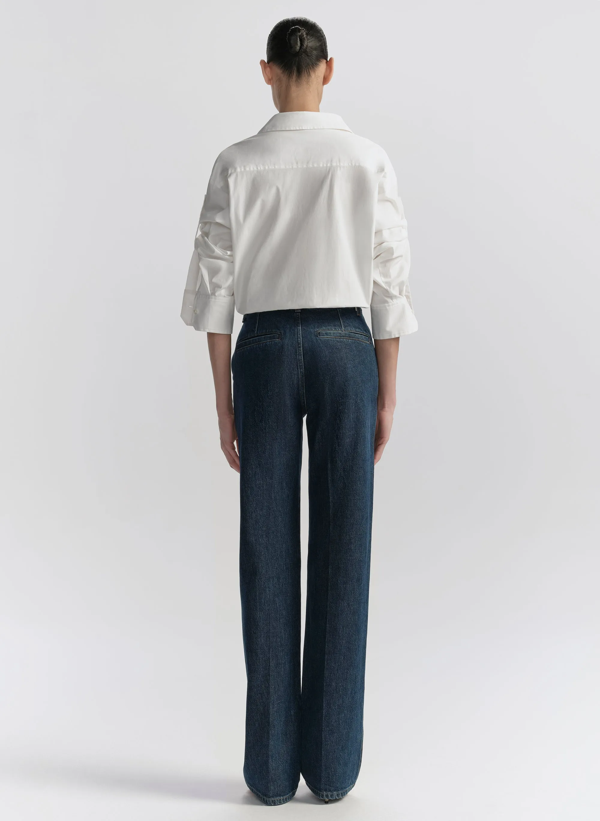 Leo Cropped Cotton Shirt sold by A.L.C. product image thumbnail 5