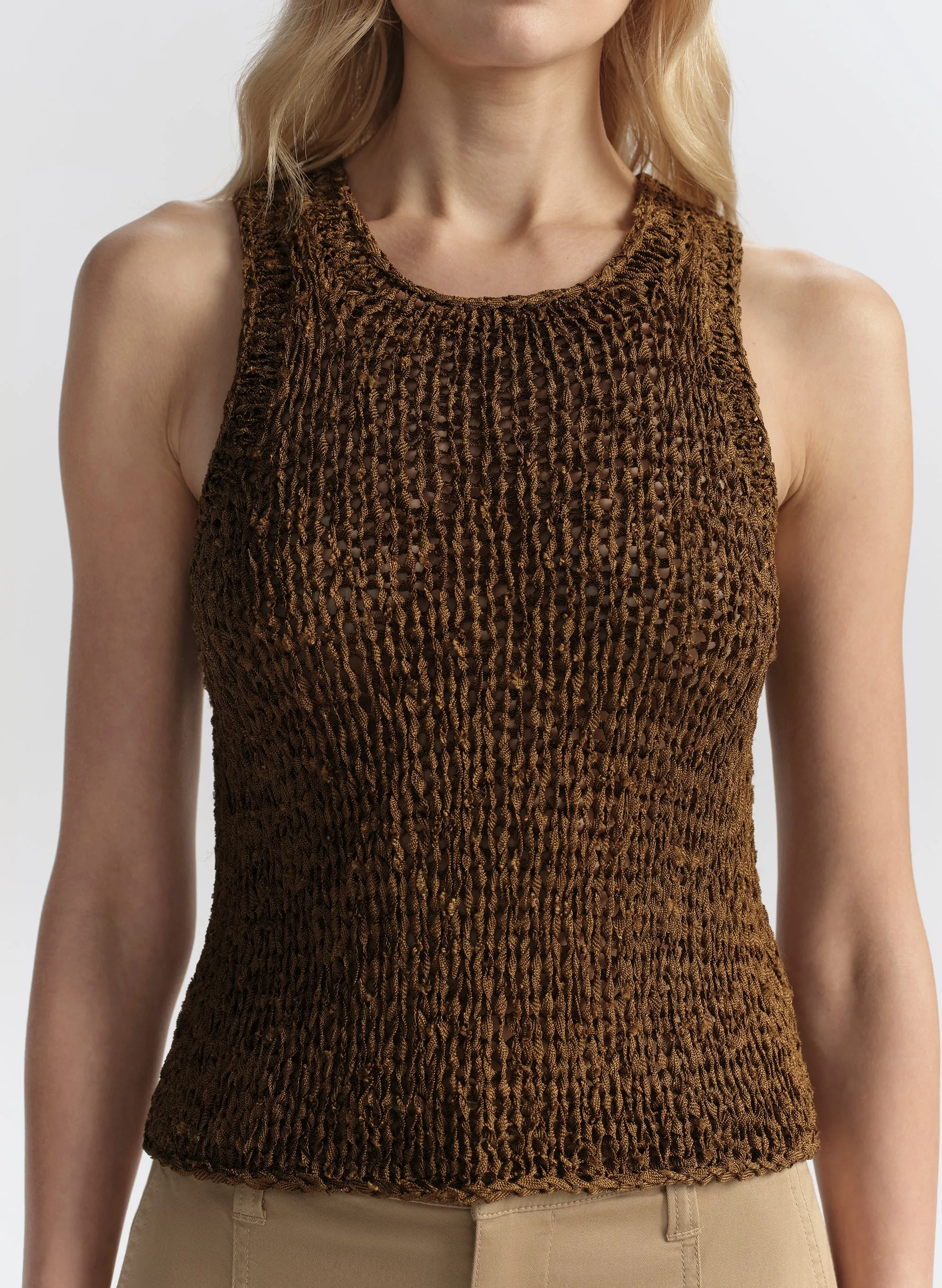 Nelly Open Knit Tank sold by A.L.C. product image thumbnail 2