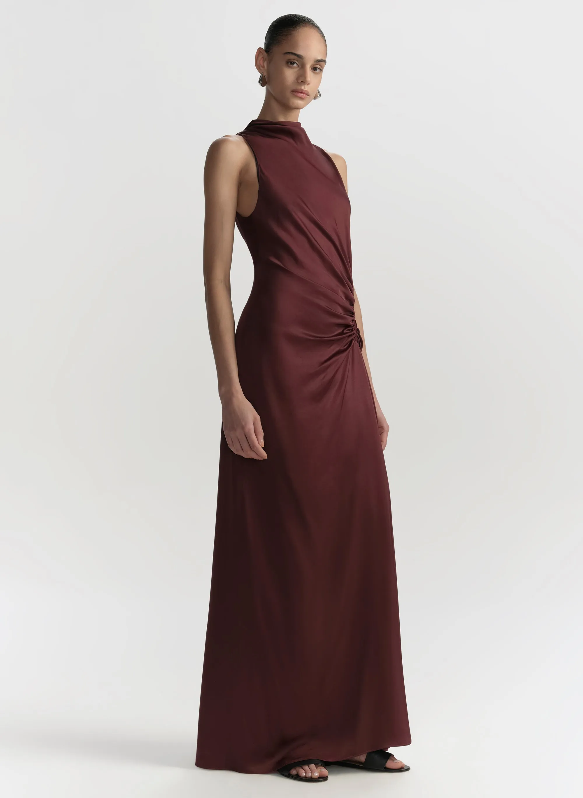 Inez Satin Gown sold by A.L.C. product image thumbnail 3