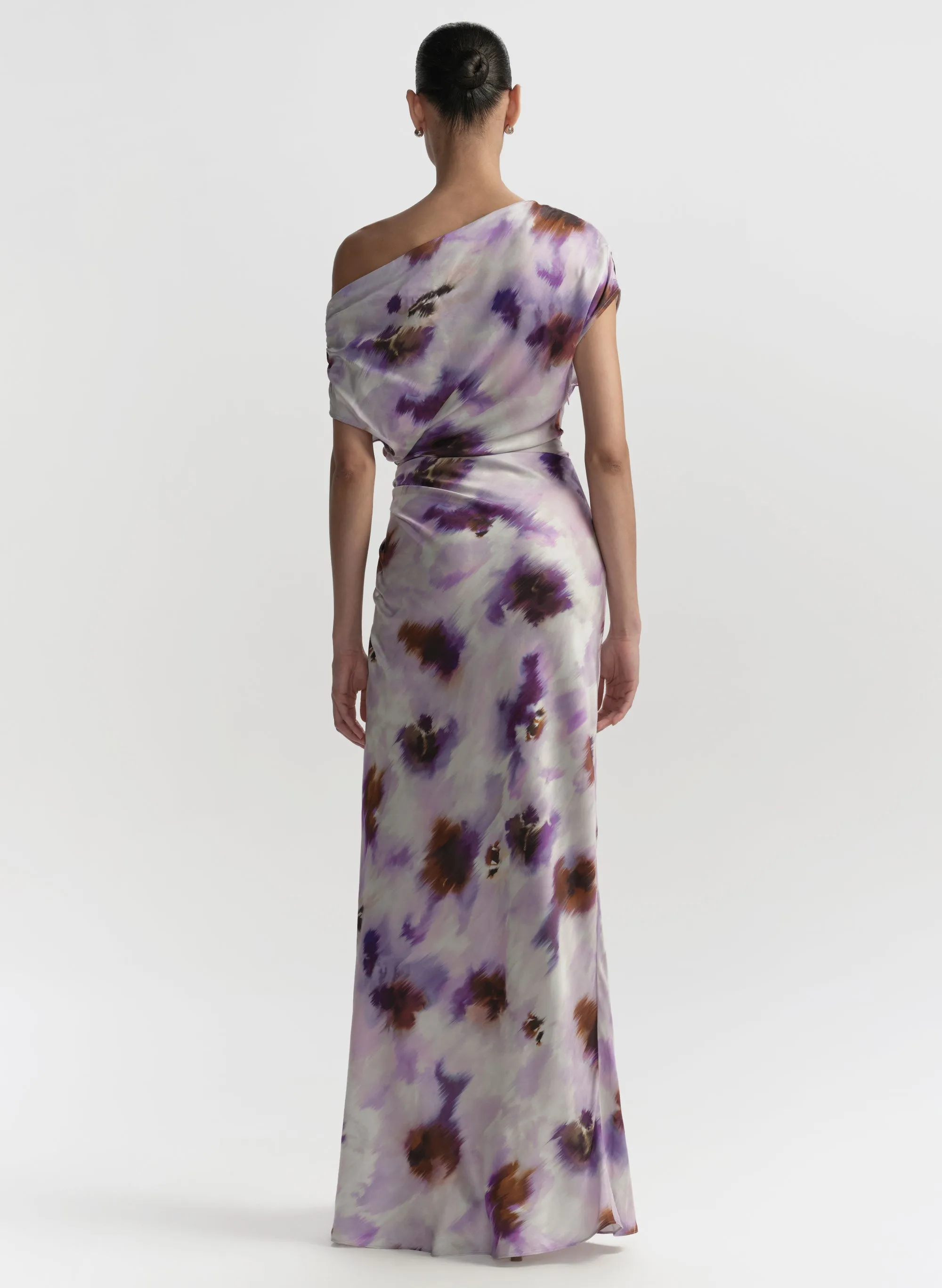 Poppy One Shoulder Satin Gown sold by A.L.C. product image thumbnail 5