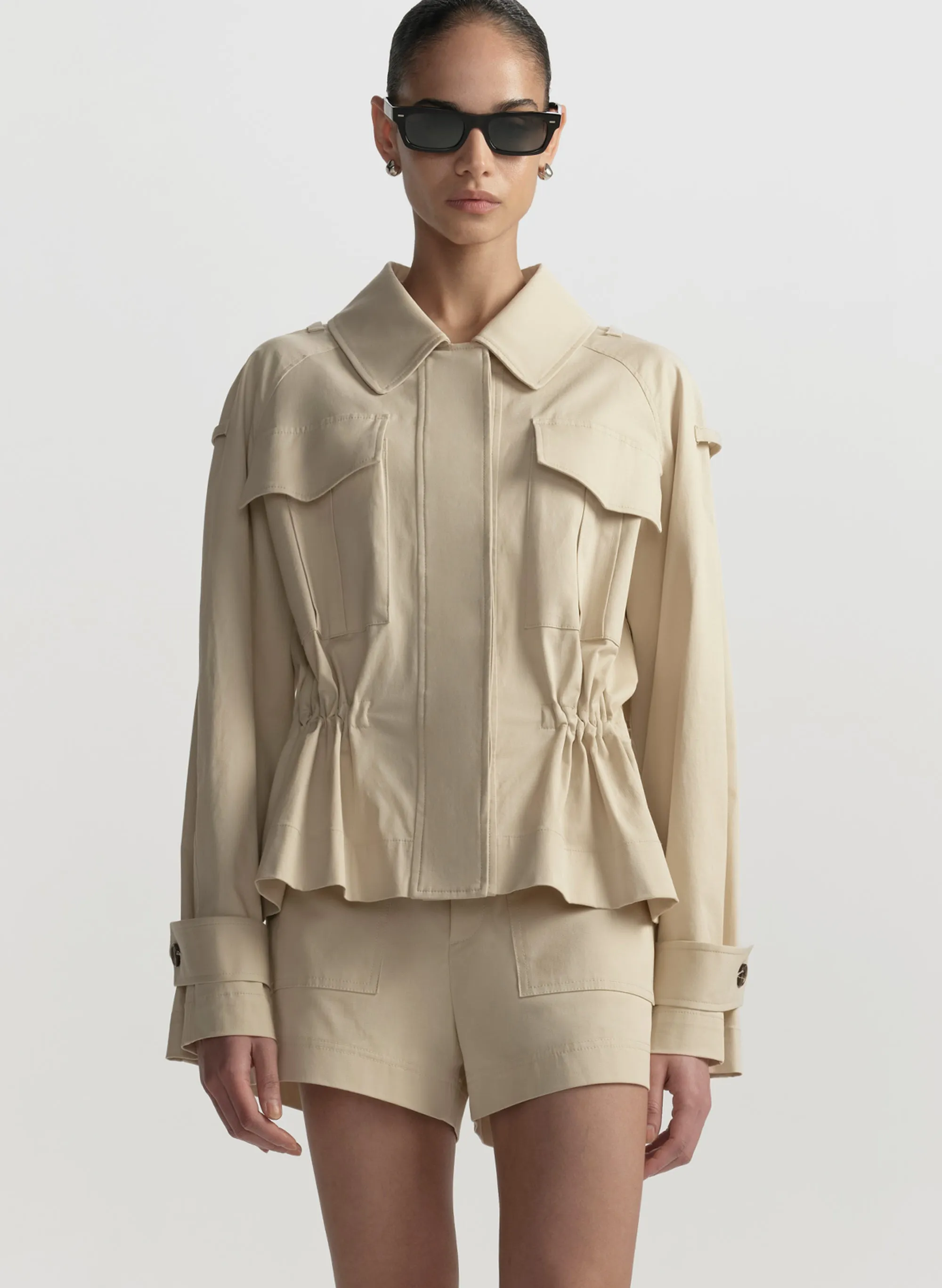 Maeve Cotton Utility Jacket sold by A.L.C.