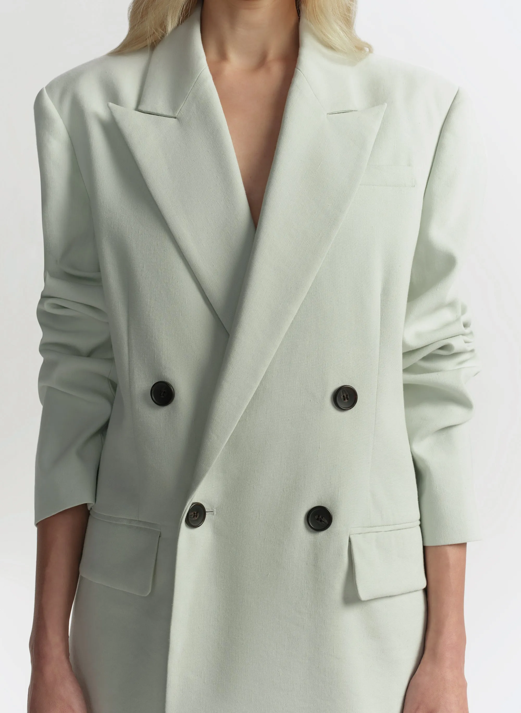 Calla Oversized Tailored Linen Jacket sold by A.L.C. product image thumbnail 2