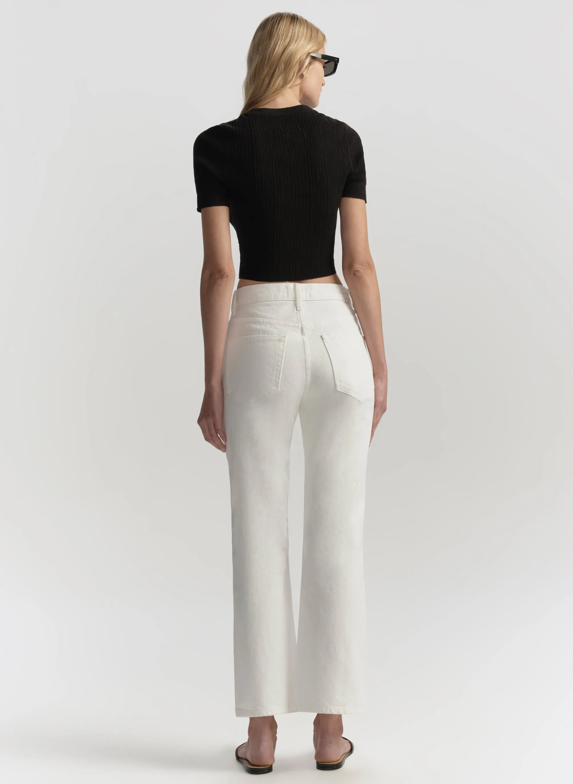 The 009 Cropped Flare Jean sold by A.L.C. product image thumbnail 5