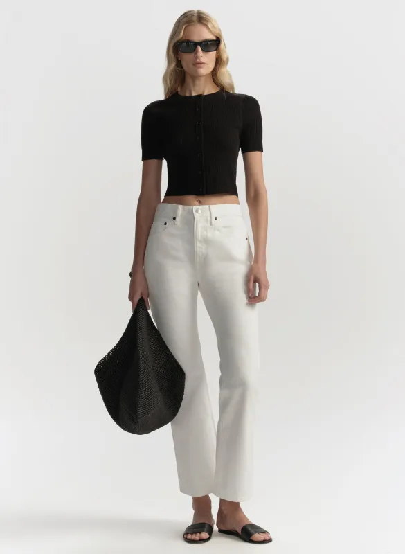 The 009 Cropped Flare Jean made by A.L.C.