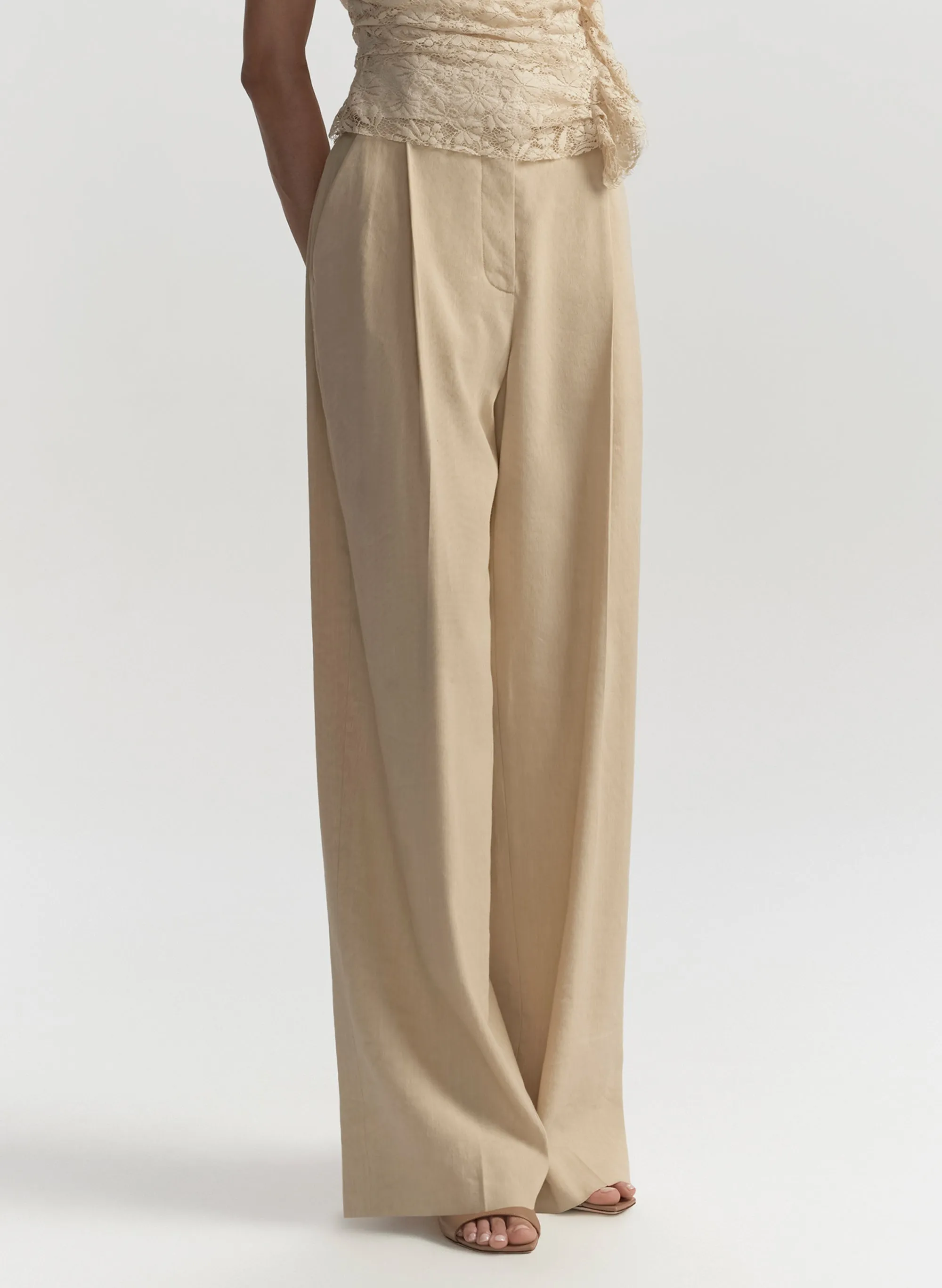 Winston Linen Pant sold by A.L.C. product image thumbnail 3