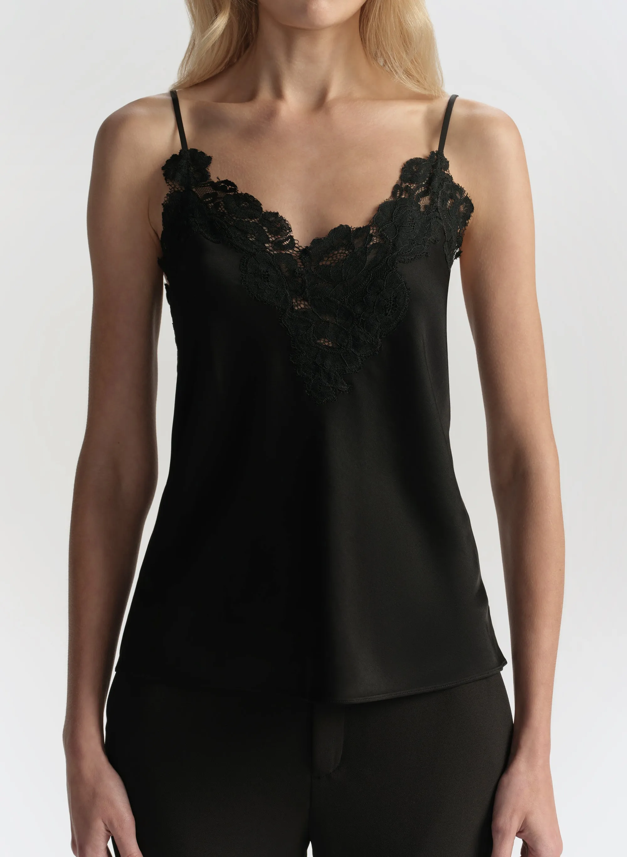 Hana Satin And Lace Camisole Top sold by A.L.C. product image thumbnail 2