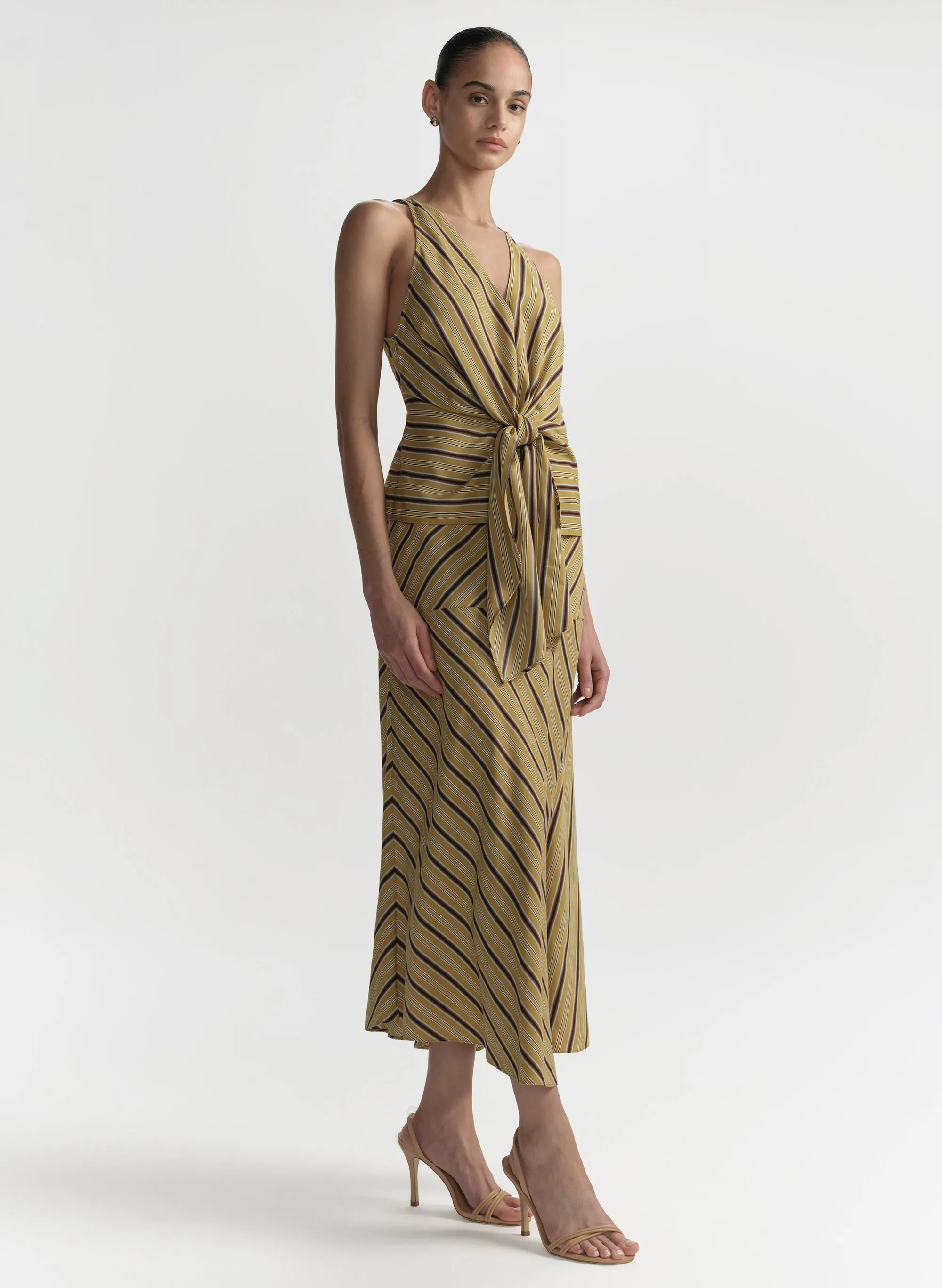 Elle Tie Front Striped Top sold by A.L.C. product image thumbnail 3