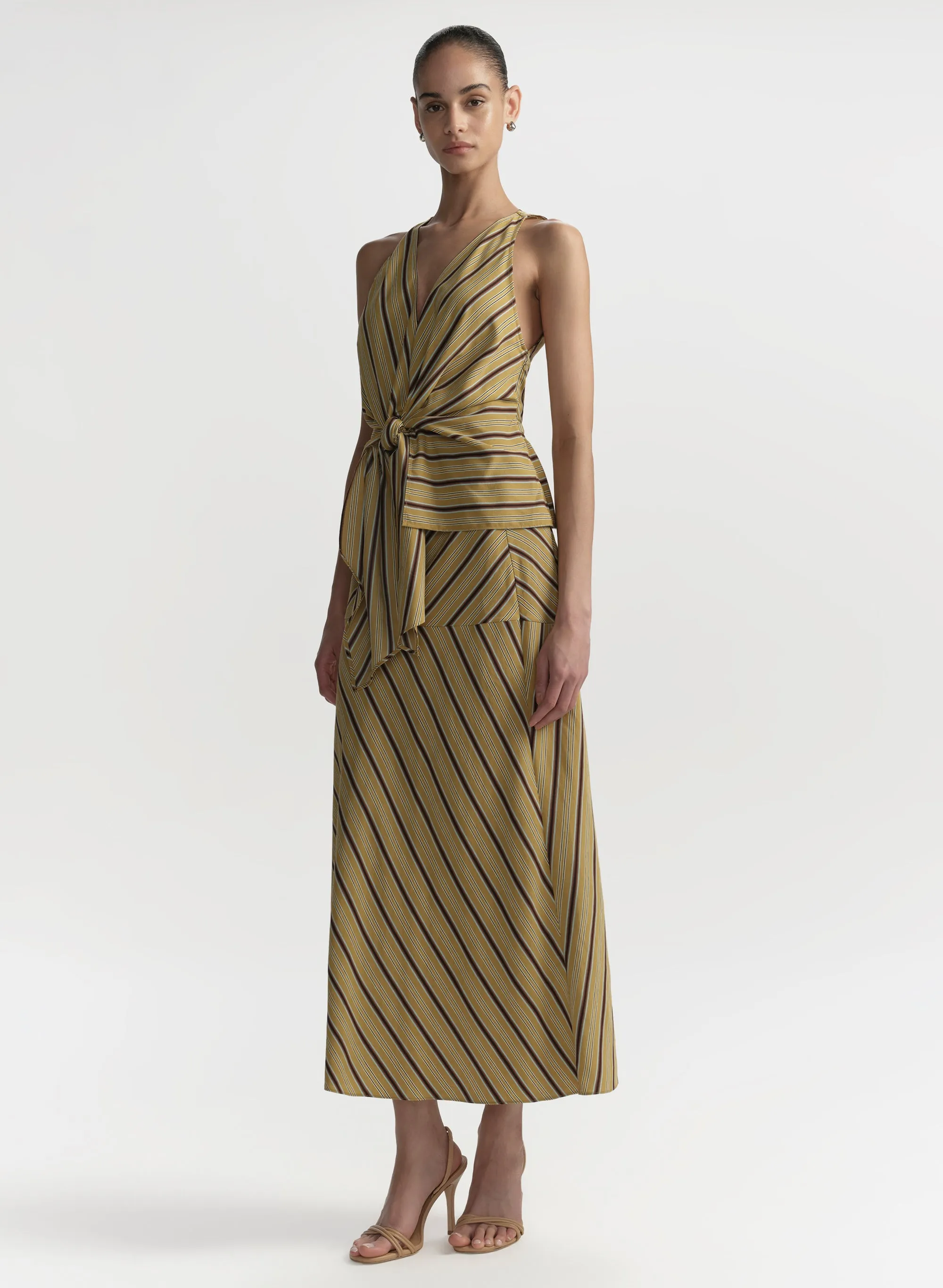 Elle Tie Front Striped Top sold by A.L.C. product image thumbnail 4