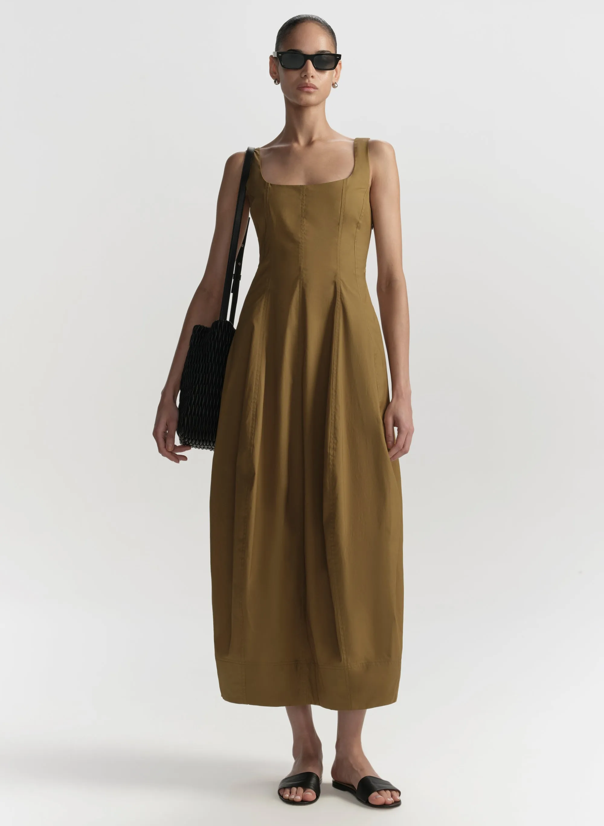 Veda Stretch Cotton Midi Dress sold by A.L.C.