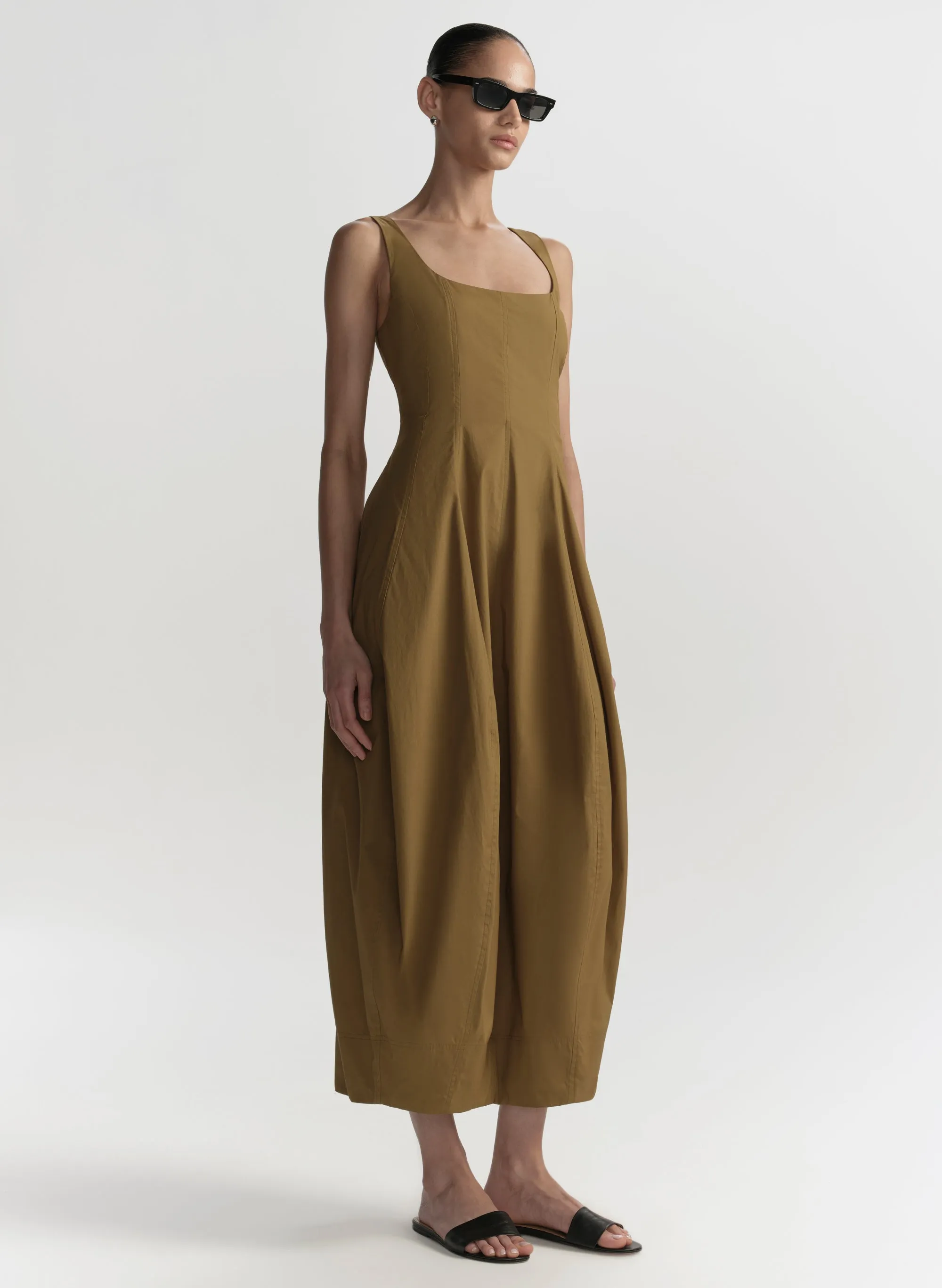 Veda Stretch Cotton Midi Dress sold by A.L.C. product image thumbnail 3