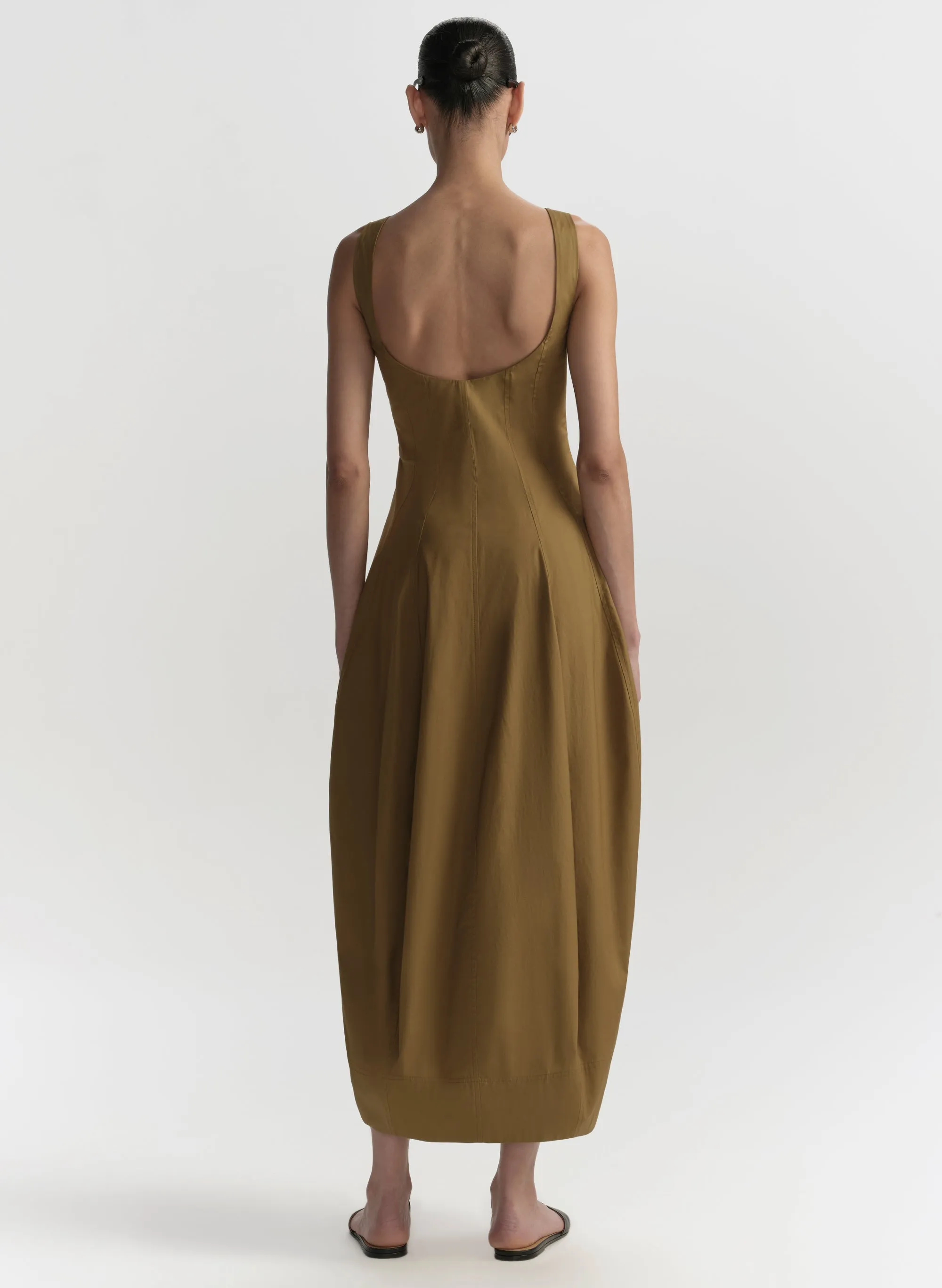 Veda Stretch Cotton Midi Dress sold by A.L.C. product image thumbnail 5