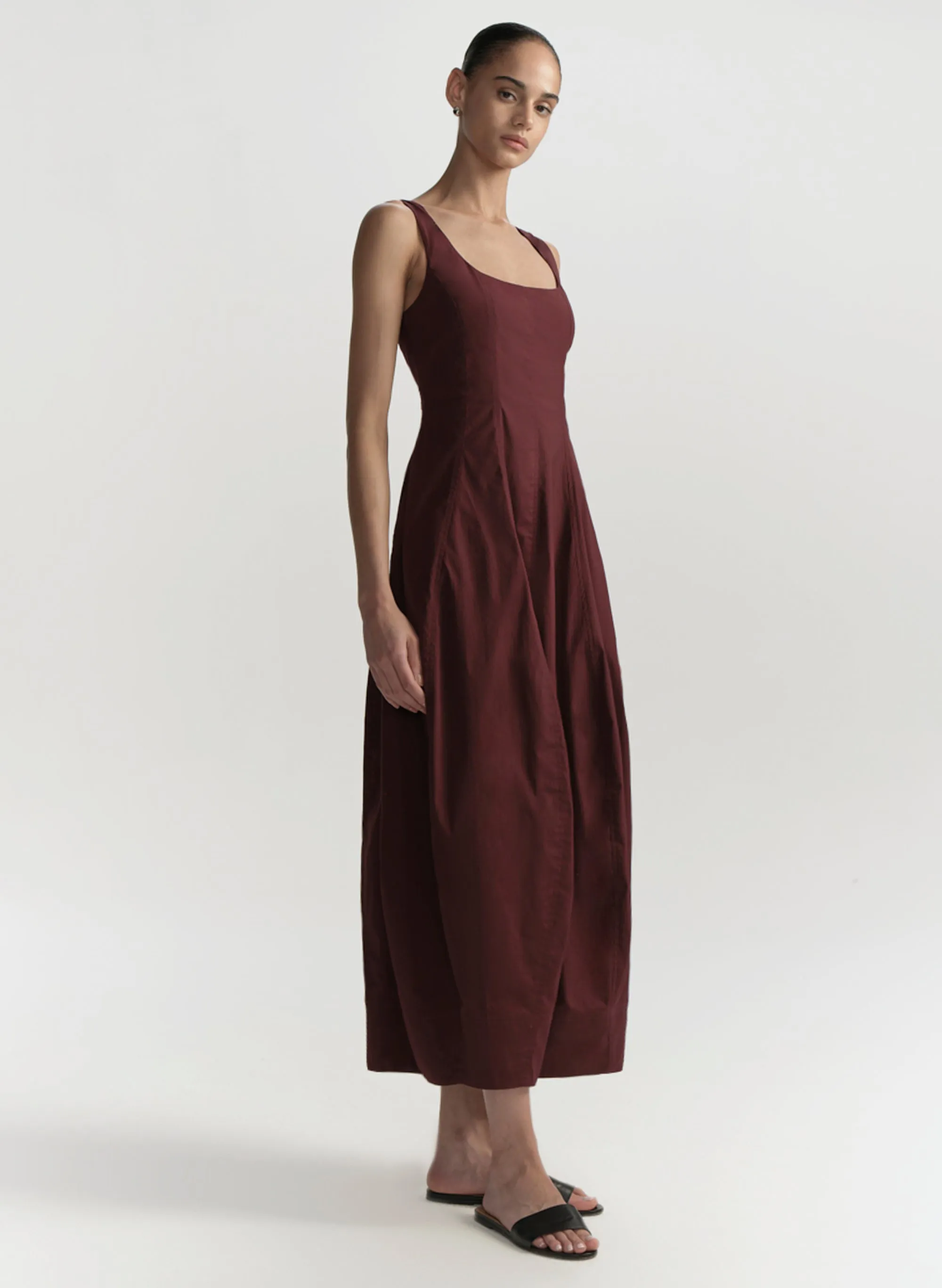 Veda Stretch Cotton Midi Dress sold by A.L.C. product image thumbnail 4