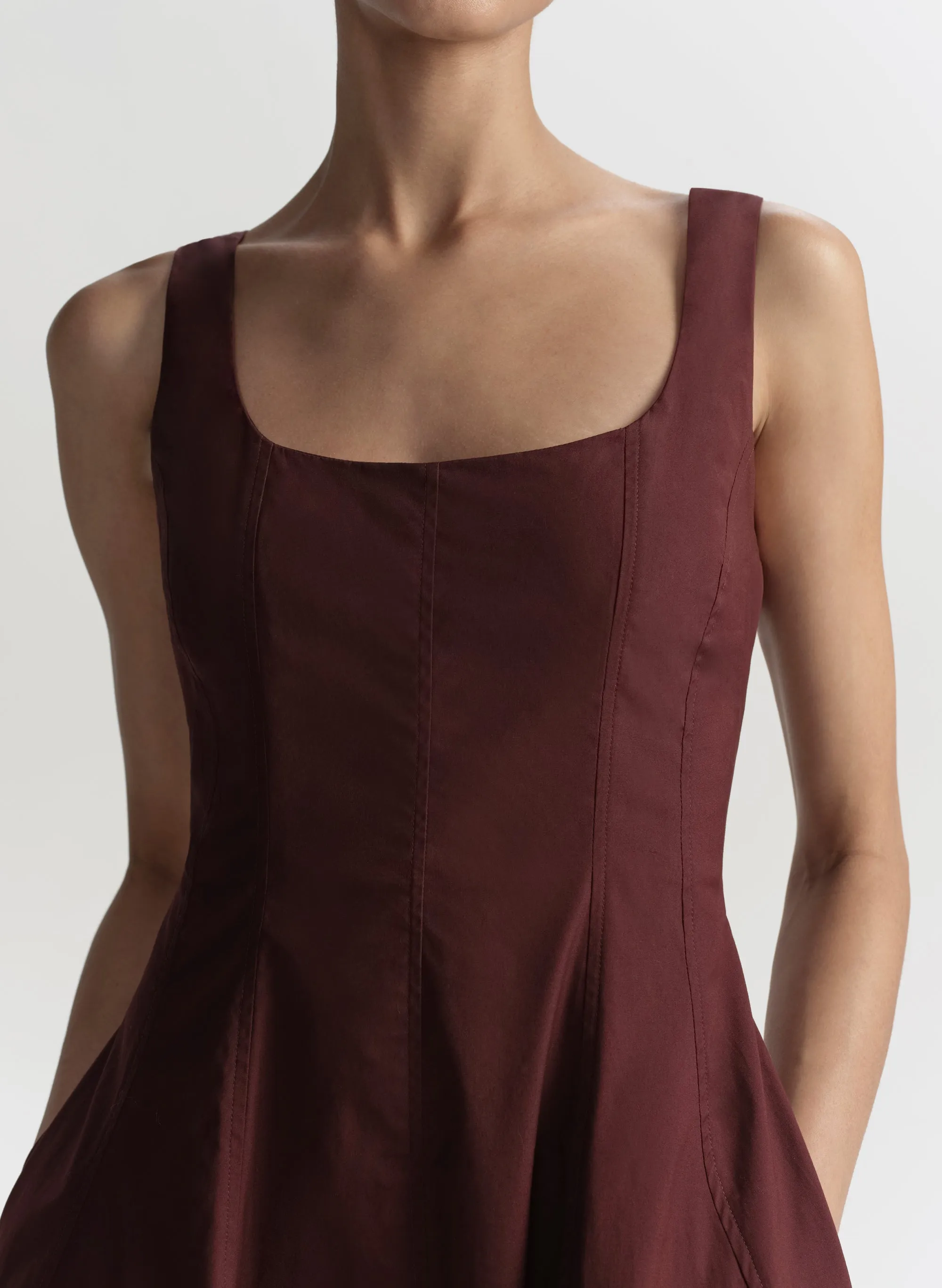Veda Stretch Cotton Midi Dress sold by A.L.C. product image thumbnail 3