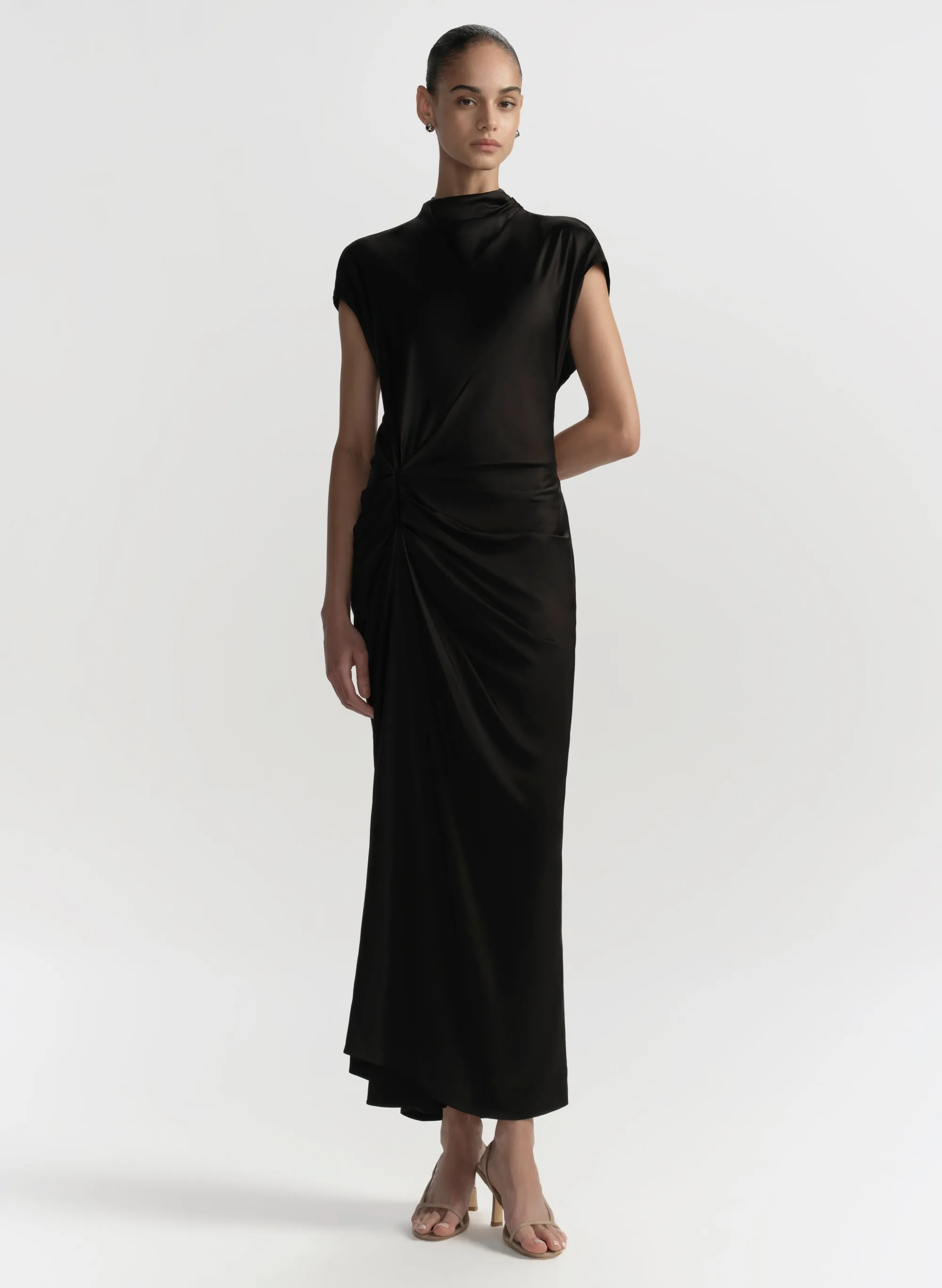 Alma Satin Midi Dress sold by A.L.C.
