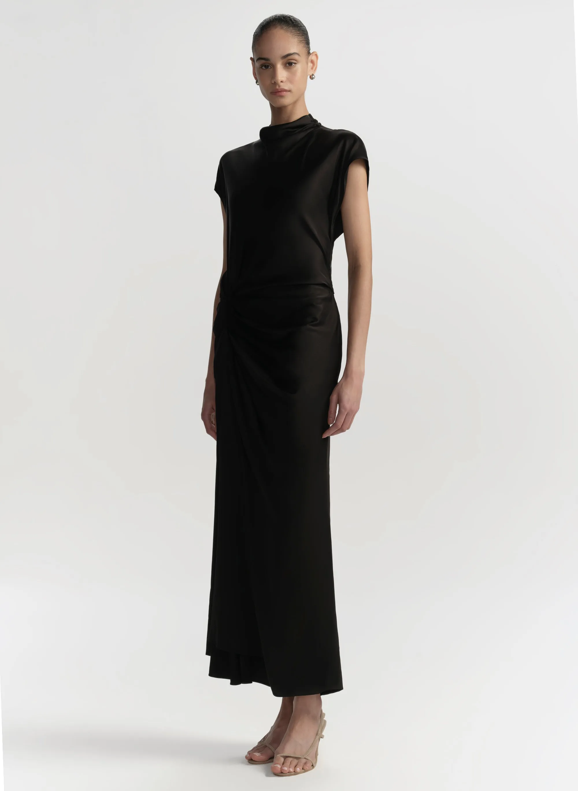 Alma Satin Midi Dress sold by A.L.C. product image thumbnail 4