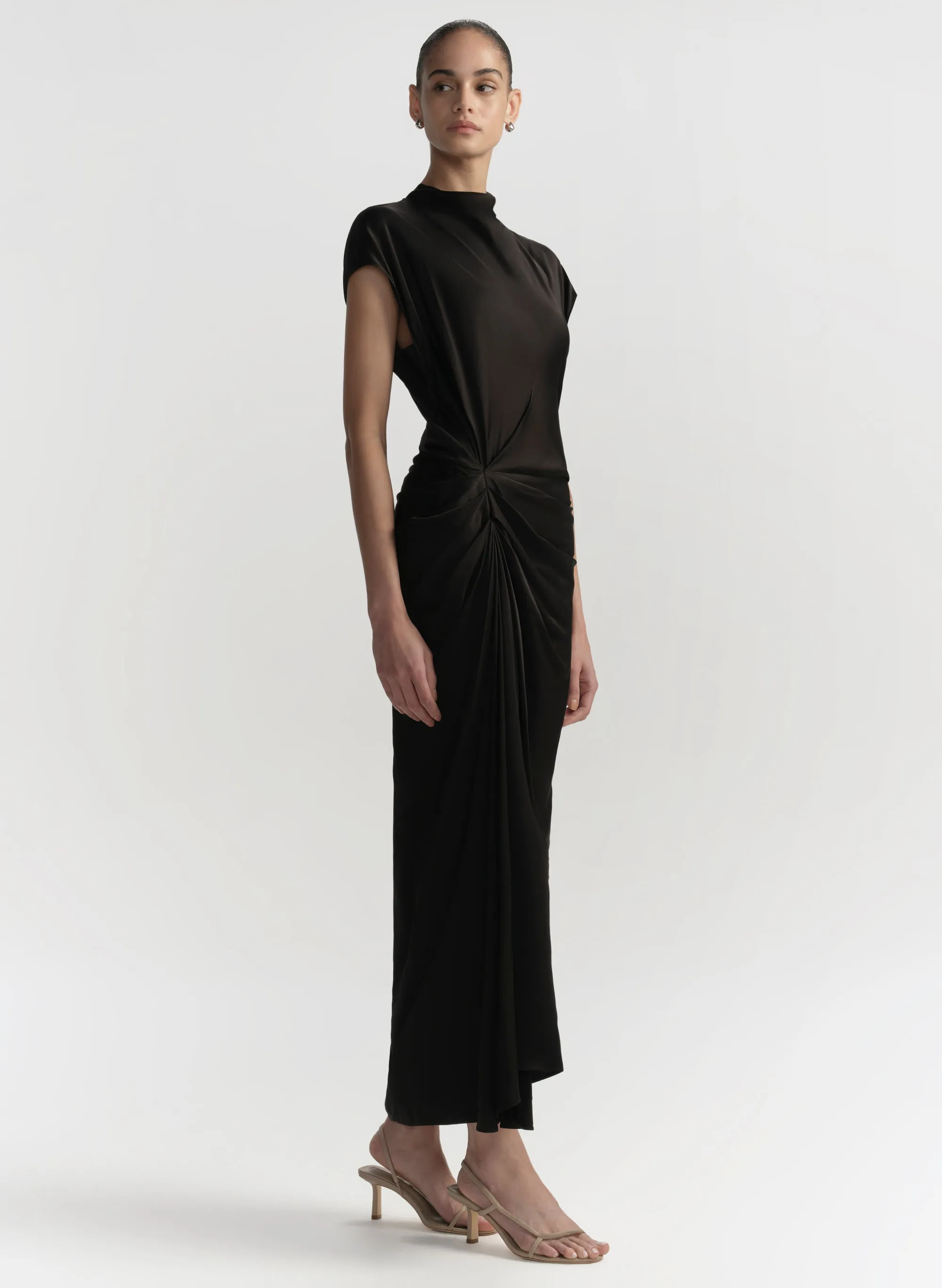 Alma Satin Midi Dress sold by A.L.C. product image thumbnail 3