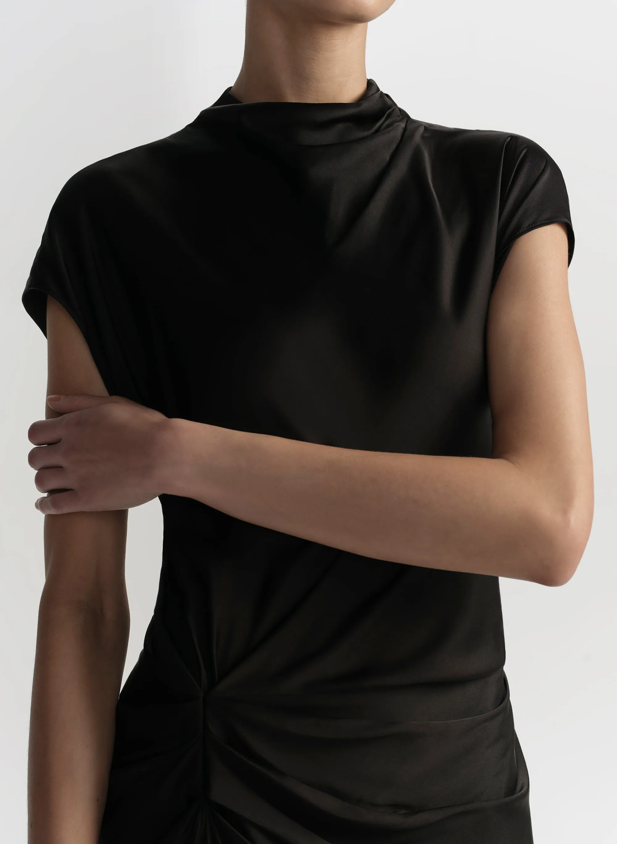 Alma Satin Midi Dress sold by A.L.C. product image thumbnail 2