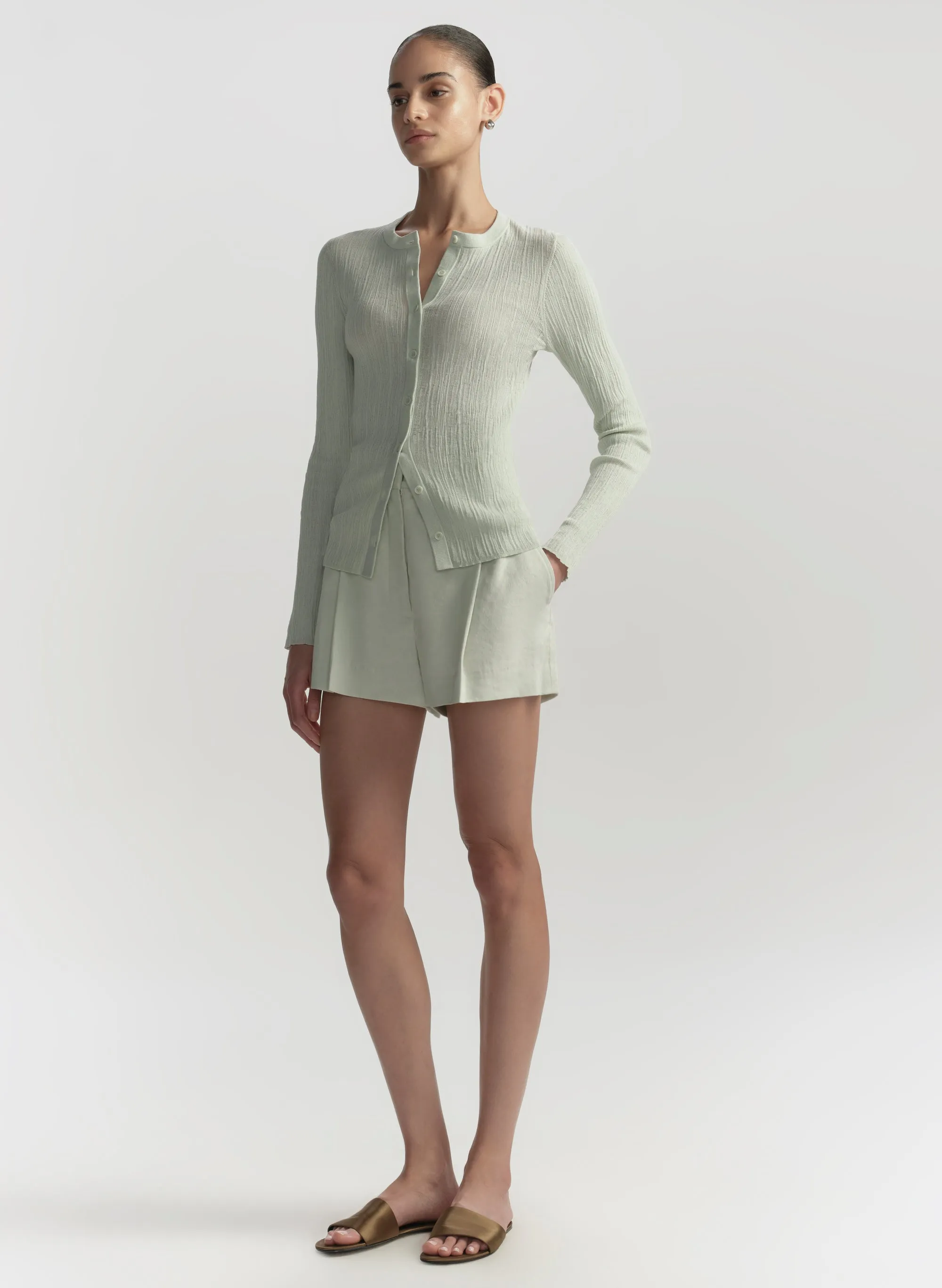 Fisher Fine Cotton Knit Cardigan sold by A.L.C. product image thumbnail 4