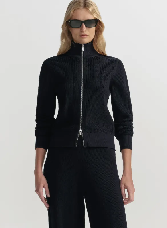 Jax Knit Pointelle Cardigan made by A.L.C.