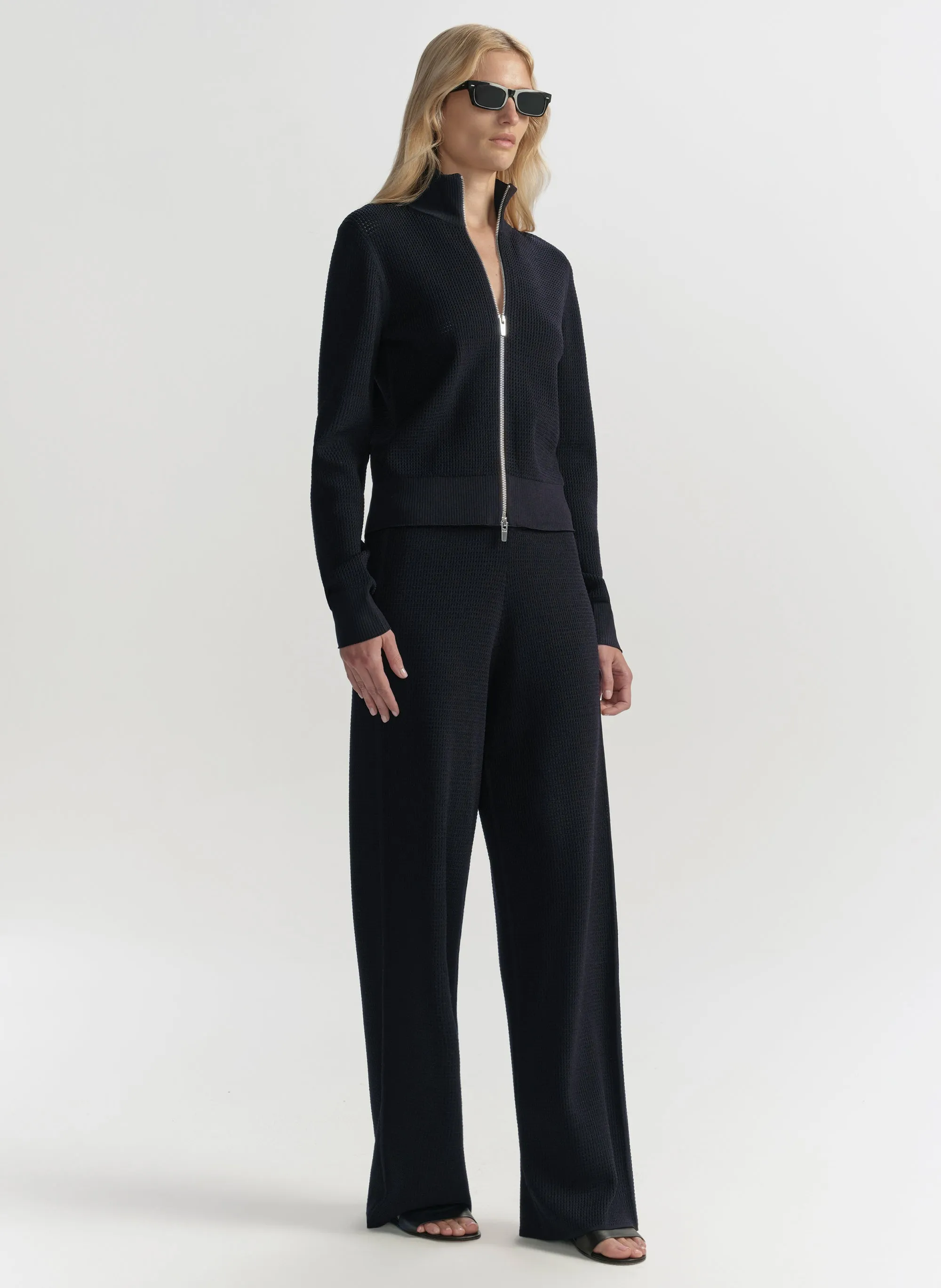 Jax Knit Pointelle Cardigan sold by A.L.C. product image thumbnail 3