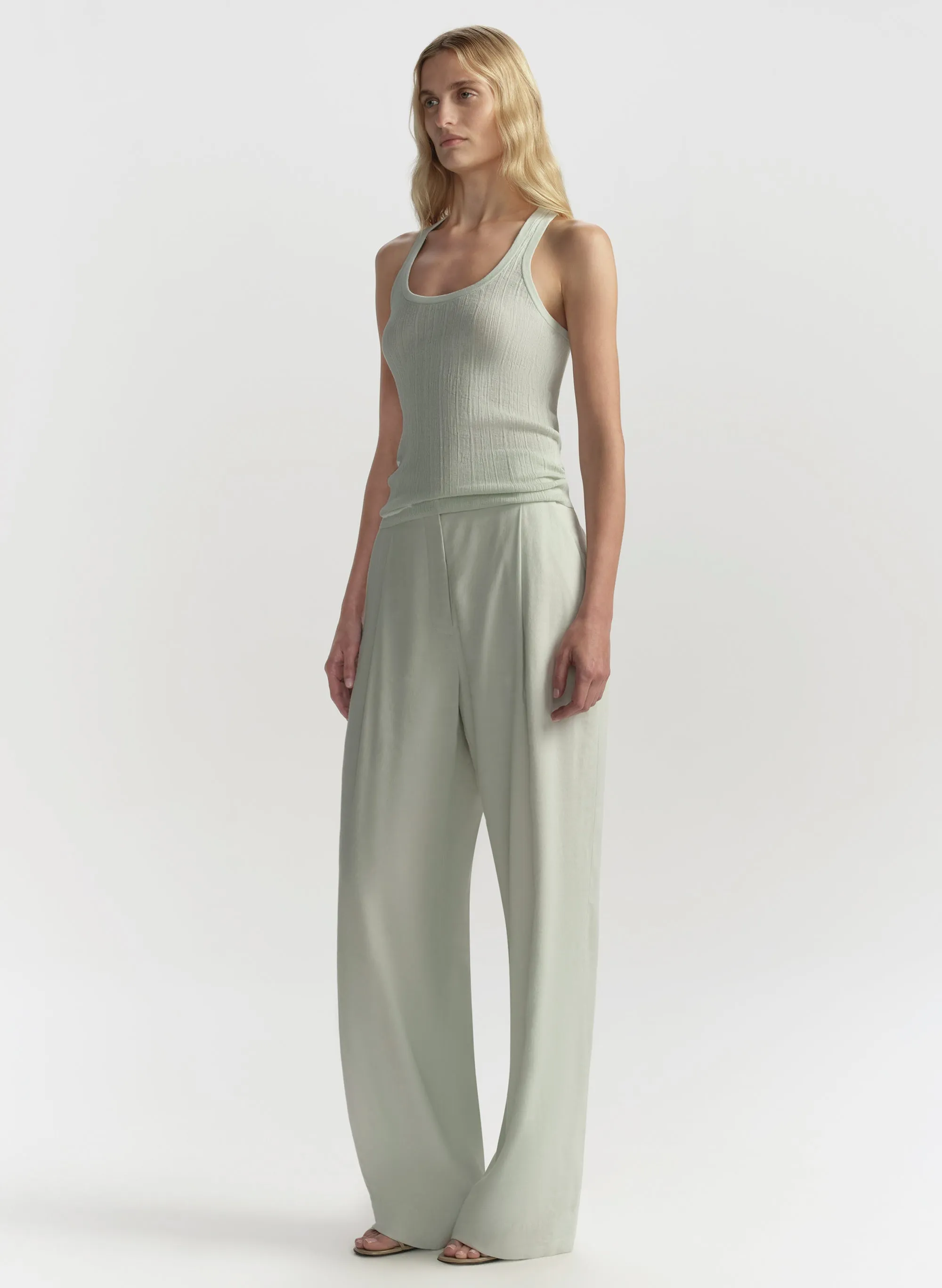 Iris Fine Cotton Knit Tank sold by A.L.C. product image thumbnail 4