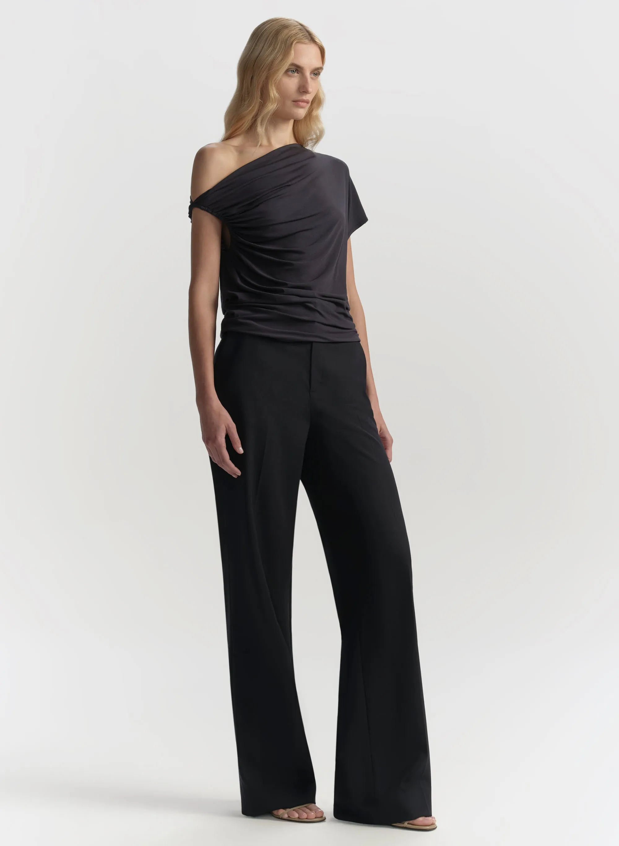 Halle One Shoulder Tee sold by A.L.C. product image thumbnail 3