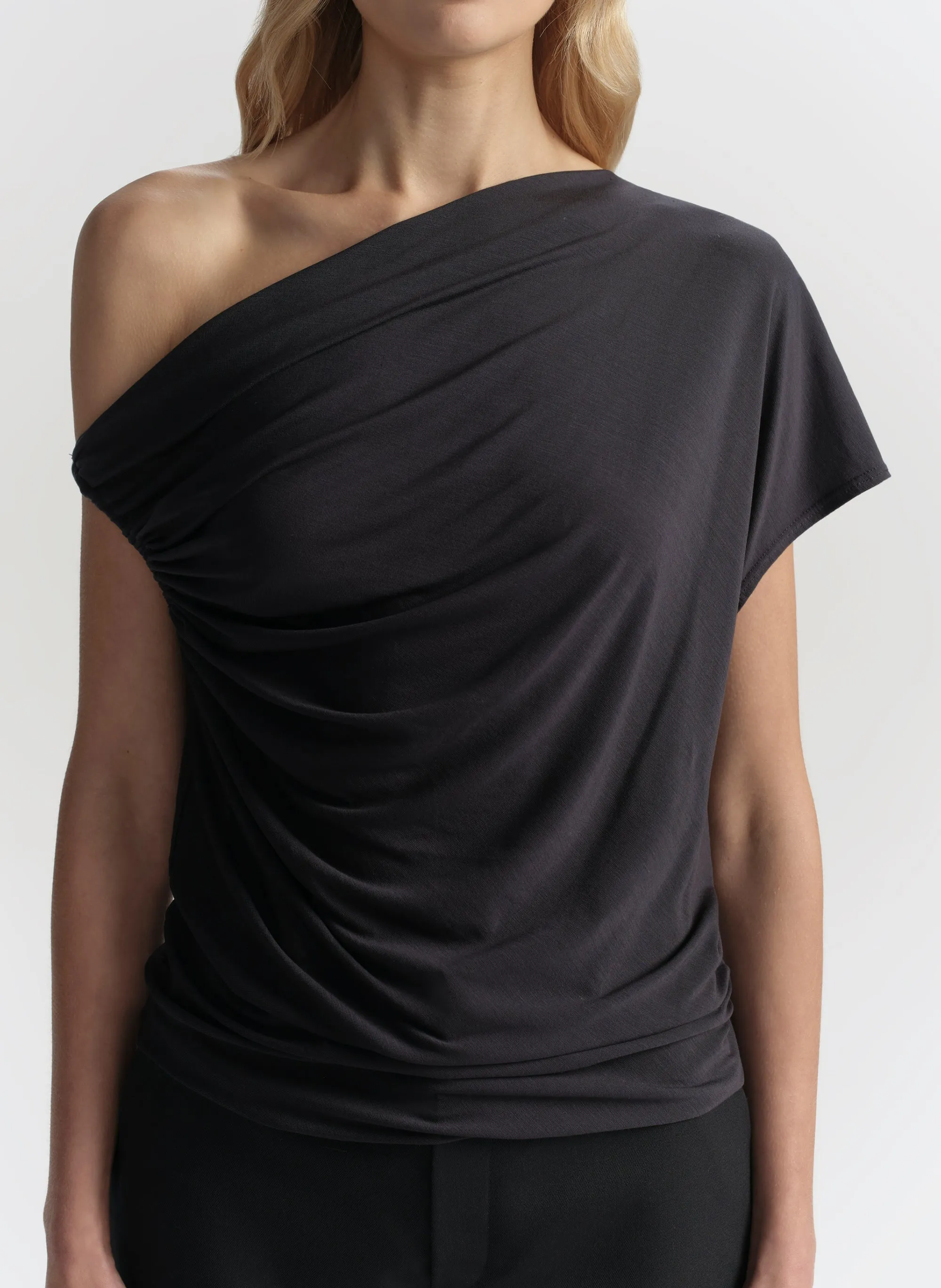 Halle One Shoulder Tee sold by A.L.C. product image thumbnail 2