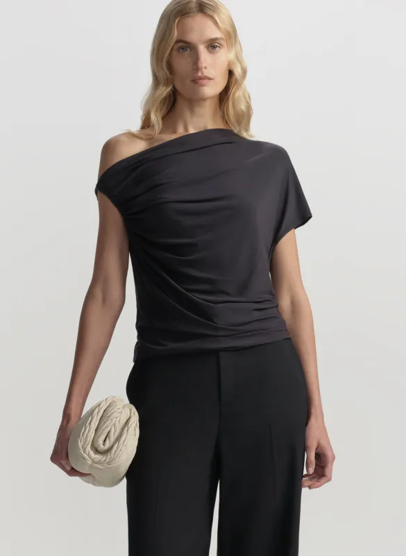 Halle One Shoulder Tee made by A.L.C.