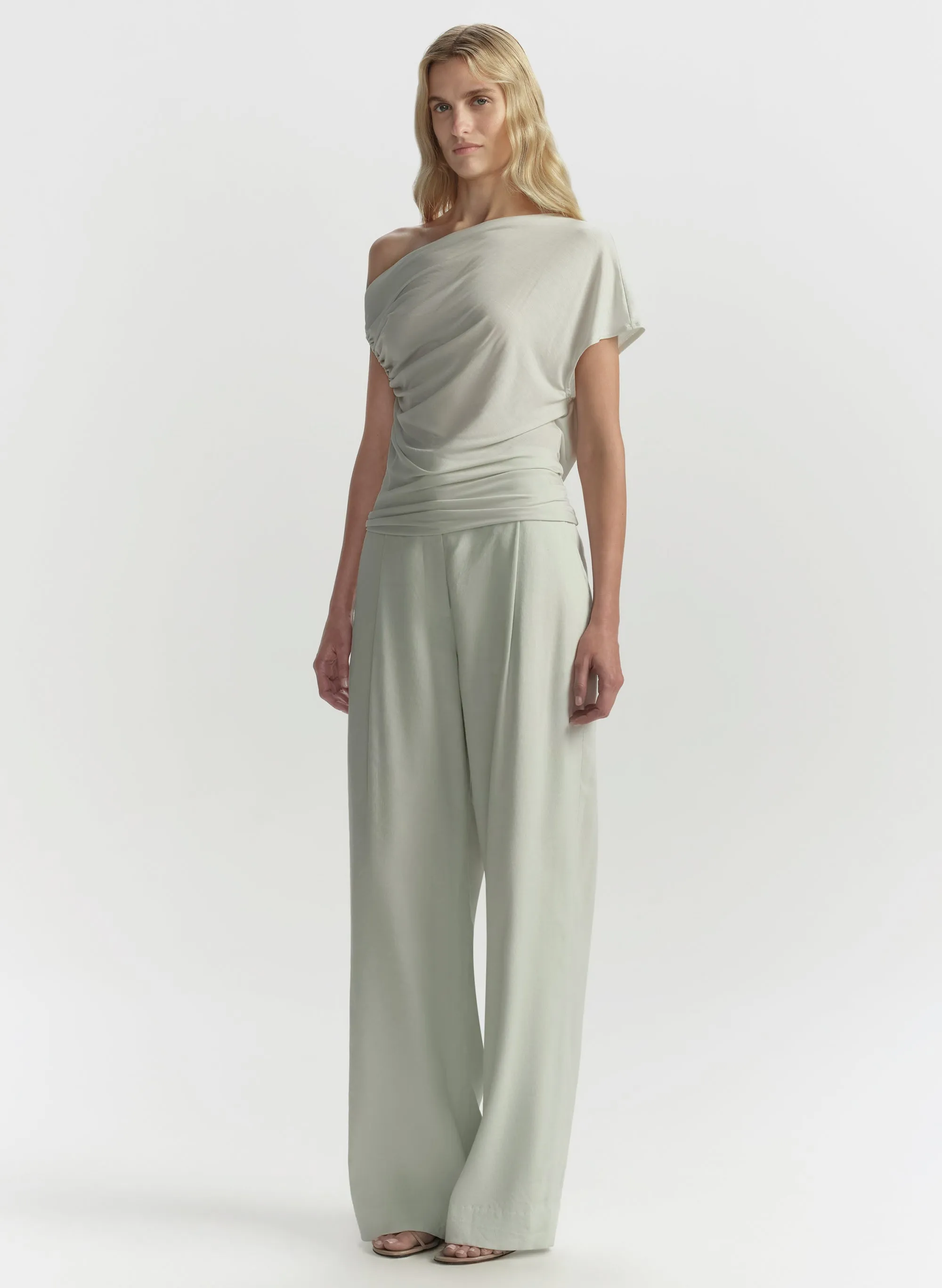 Halle One Shoulder Tee sold by A.L.C. product image thumbnail 4