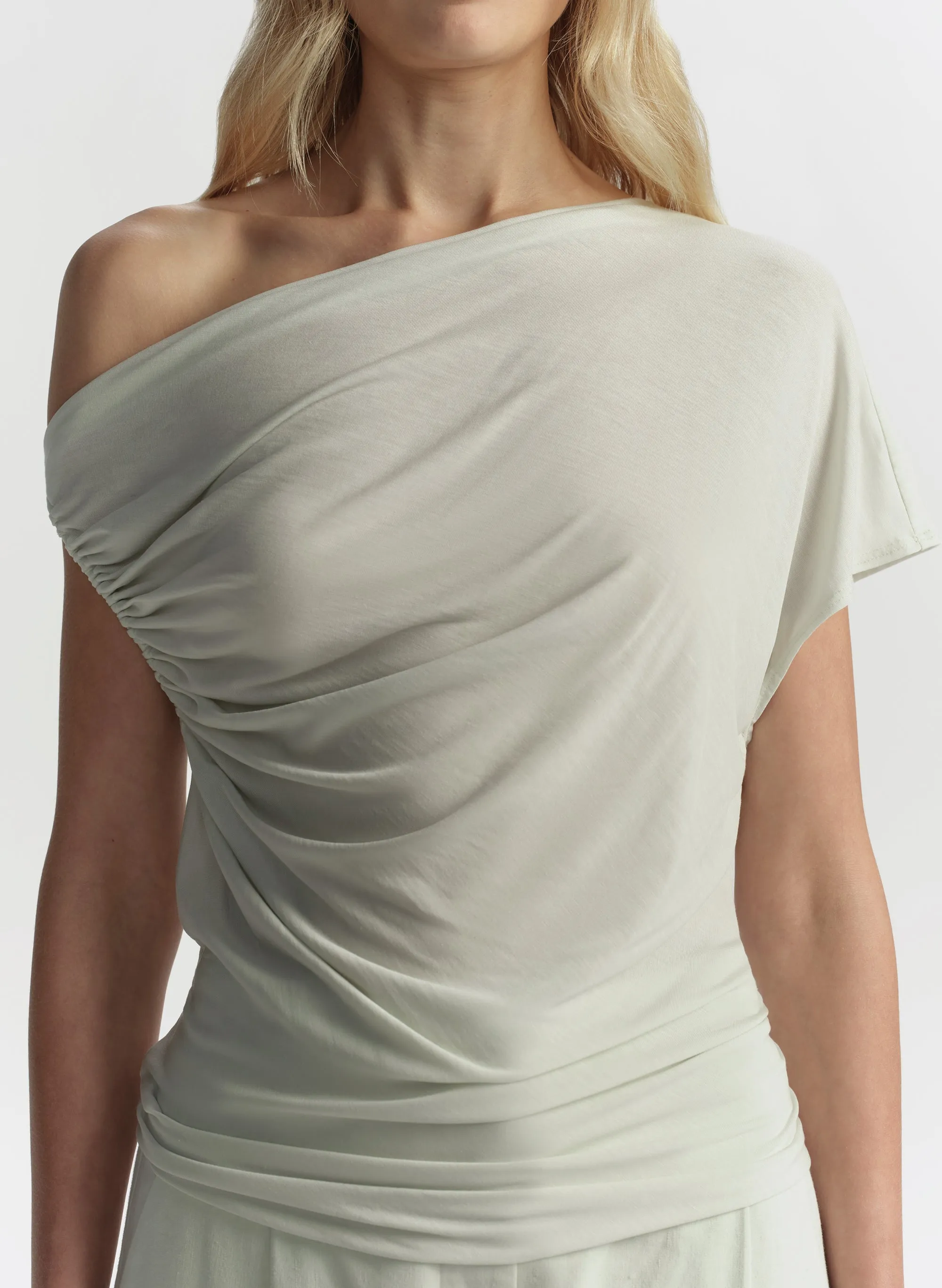 Halle One Shoulder Tee sold by A.L.C. product image thumbnail 2