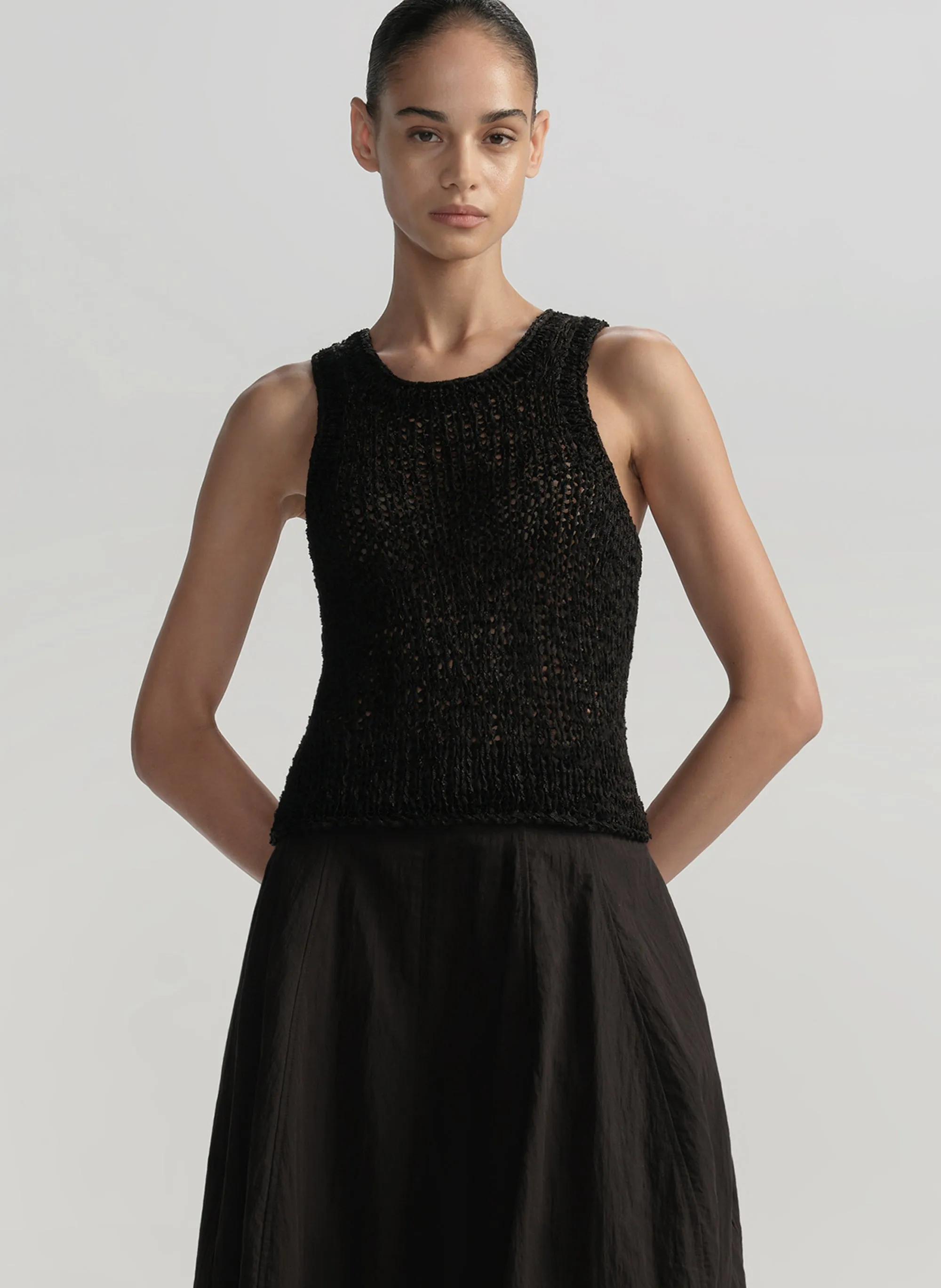 Nelly Open Knit Tank sold by A.L.C.