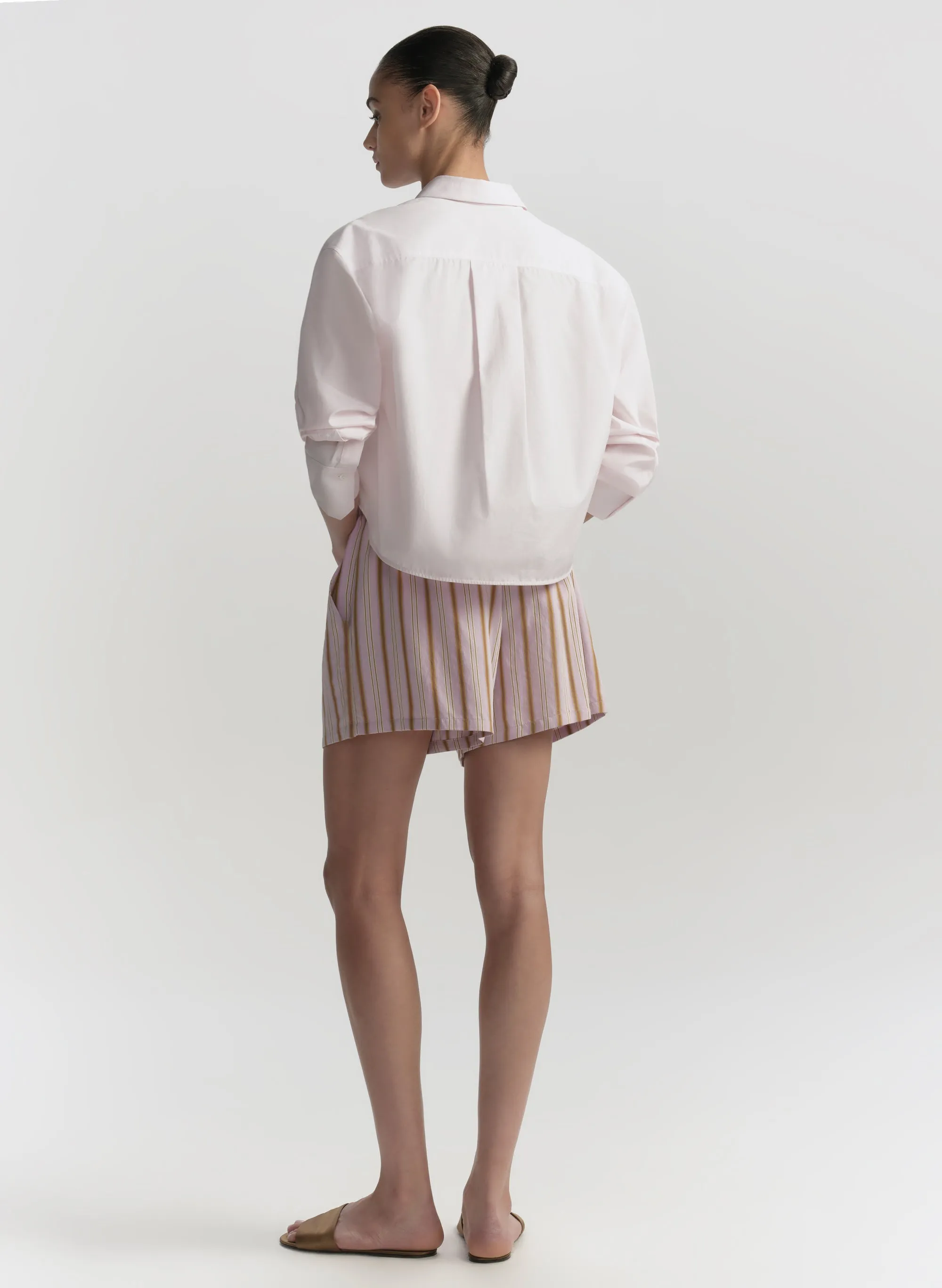 Casey Striped Drawstring Short sold by A.L.C. product image thumbnail 5