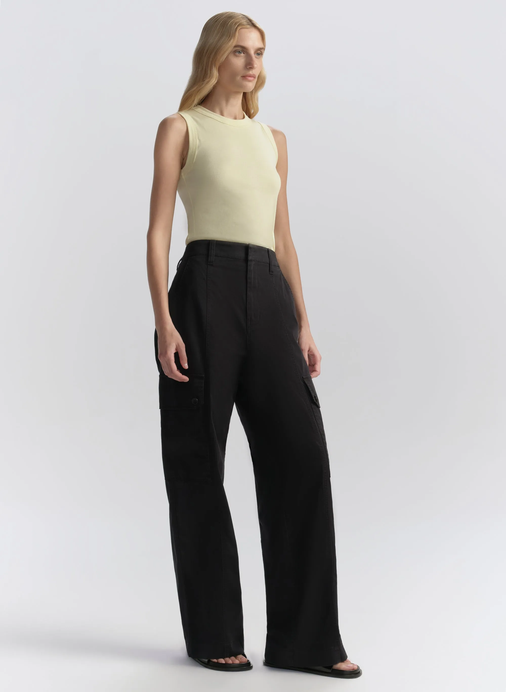 Hadley Cotton Rib Tank sold by A.L.C. product image thumbnail 3