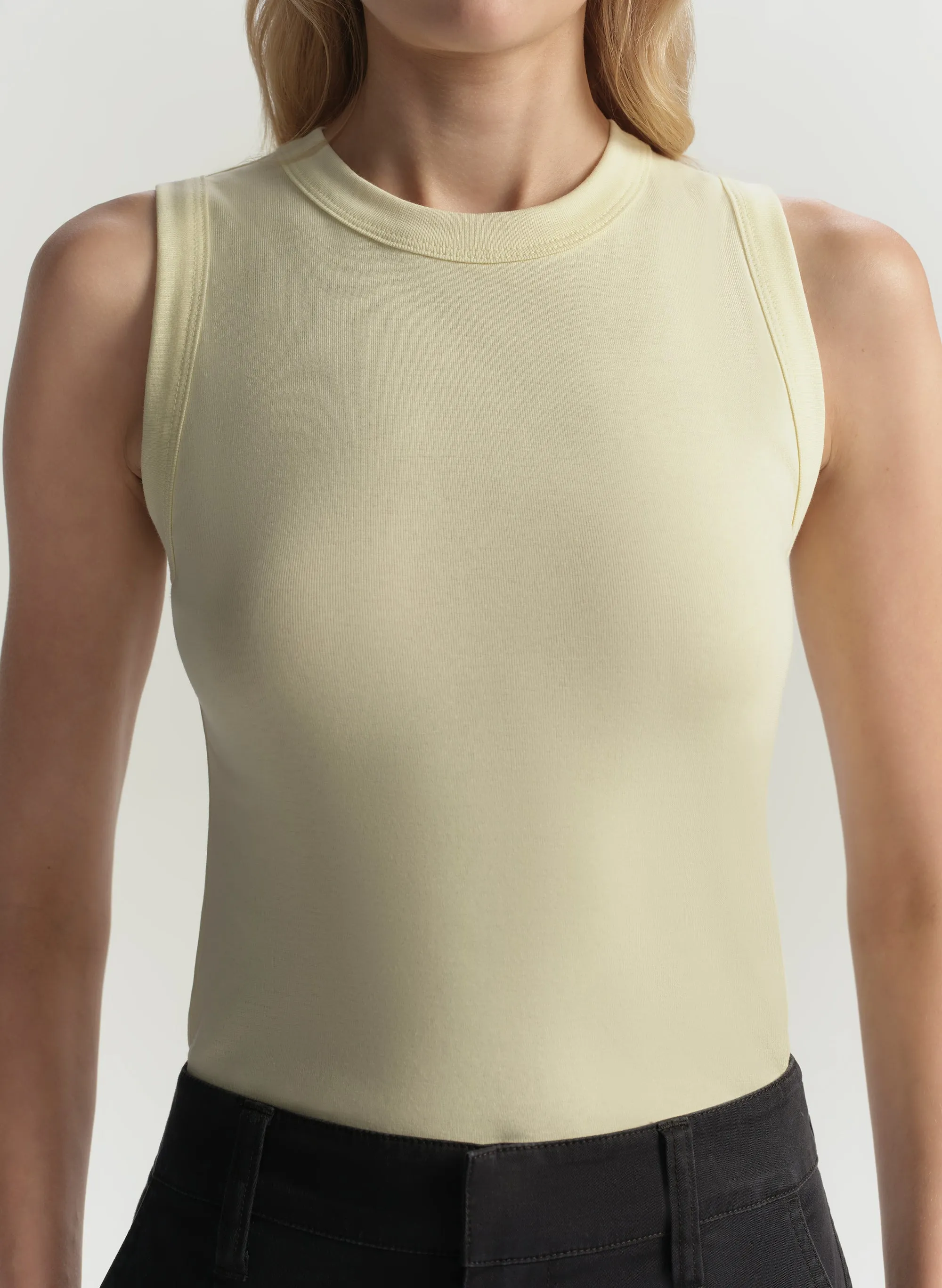 Hadley Cotton Rib Tank sold by A.L.C. product image thumbnail 2