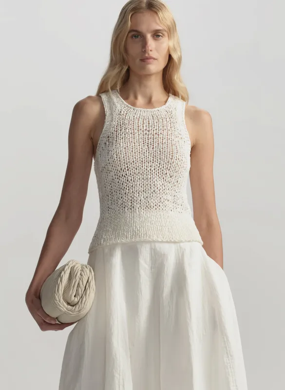 Nelly Open Knit Tank made by A.L.C.