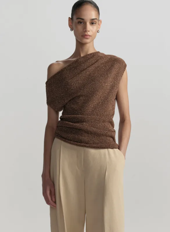 Joni Knit One Shoulder Top made by A.L.C.