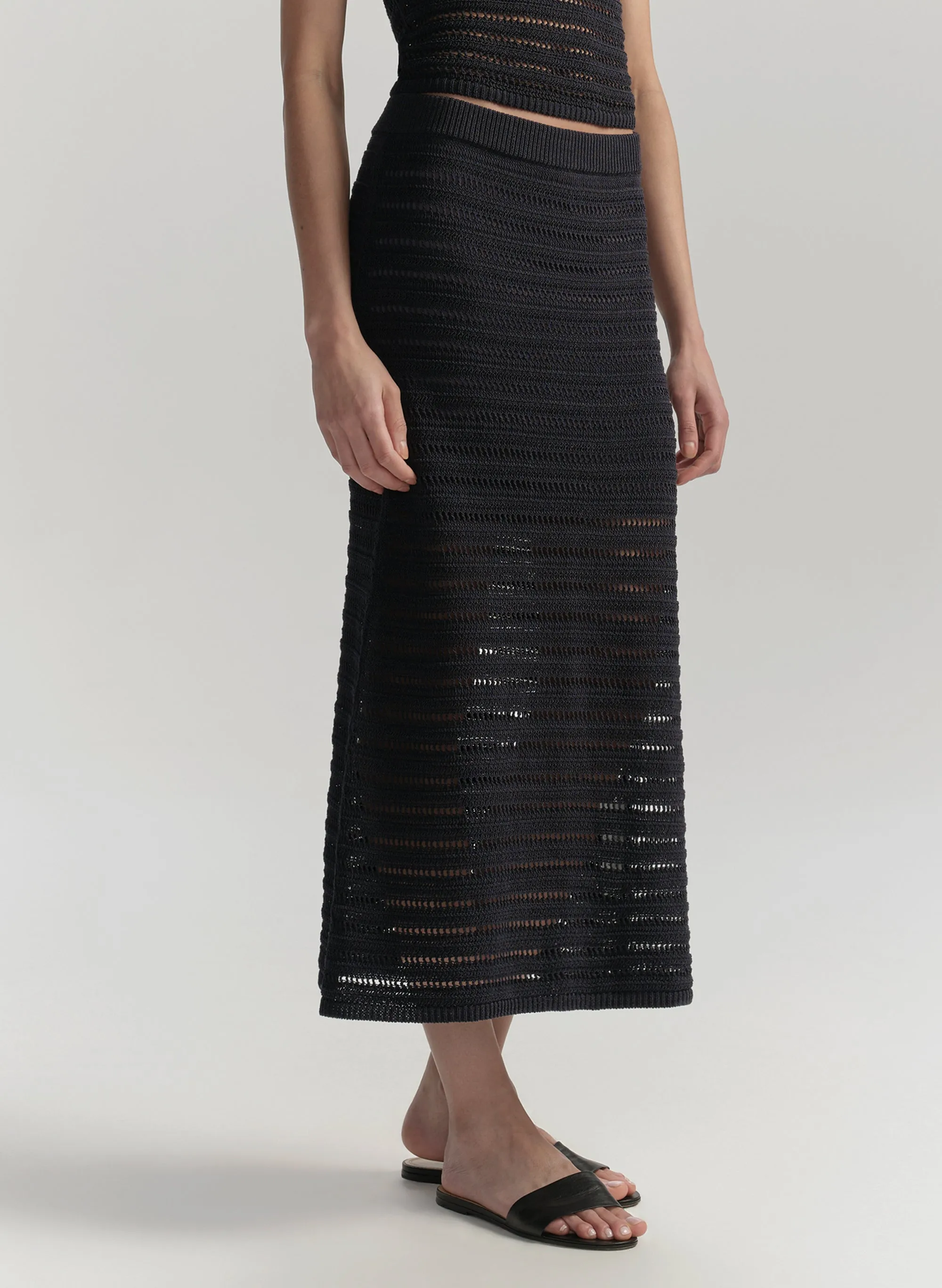 Lana Crochet Knit Midi Skirt sold by A.L.C. product image thumbnail 3