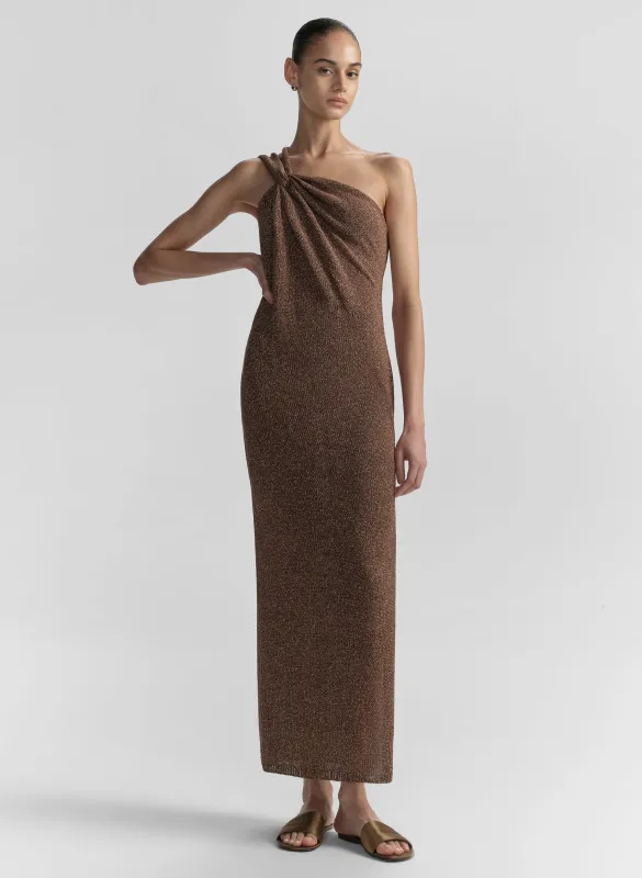 Mimi One Shoulder Knit Midi Dress made by A.L.C.