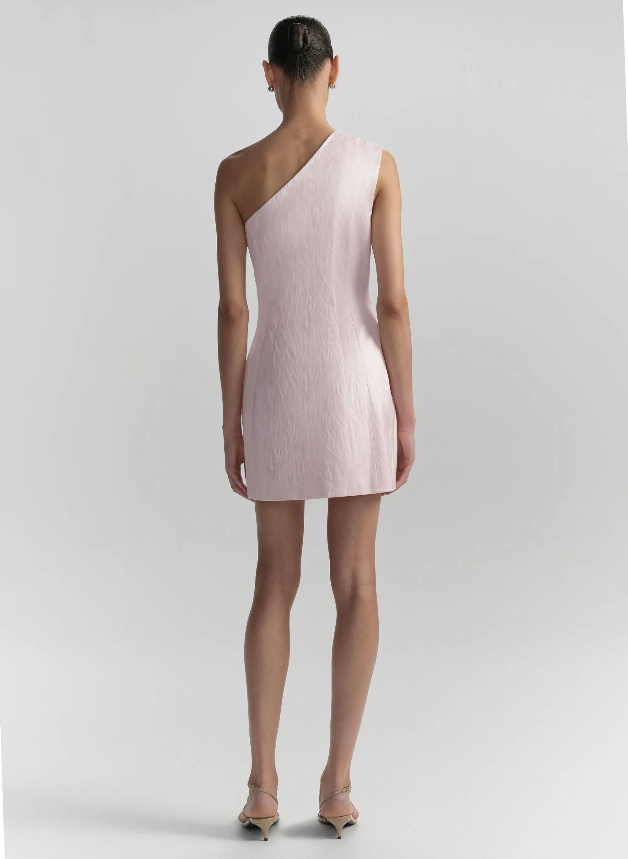 Naya One Shoulder Satin Mini Dress sold by A.L.C. product image thumbnail 5
