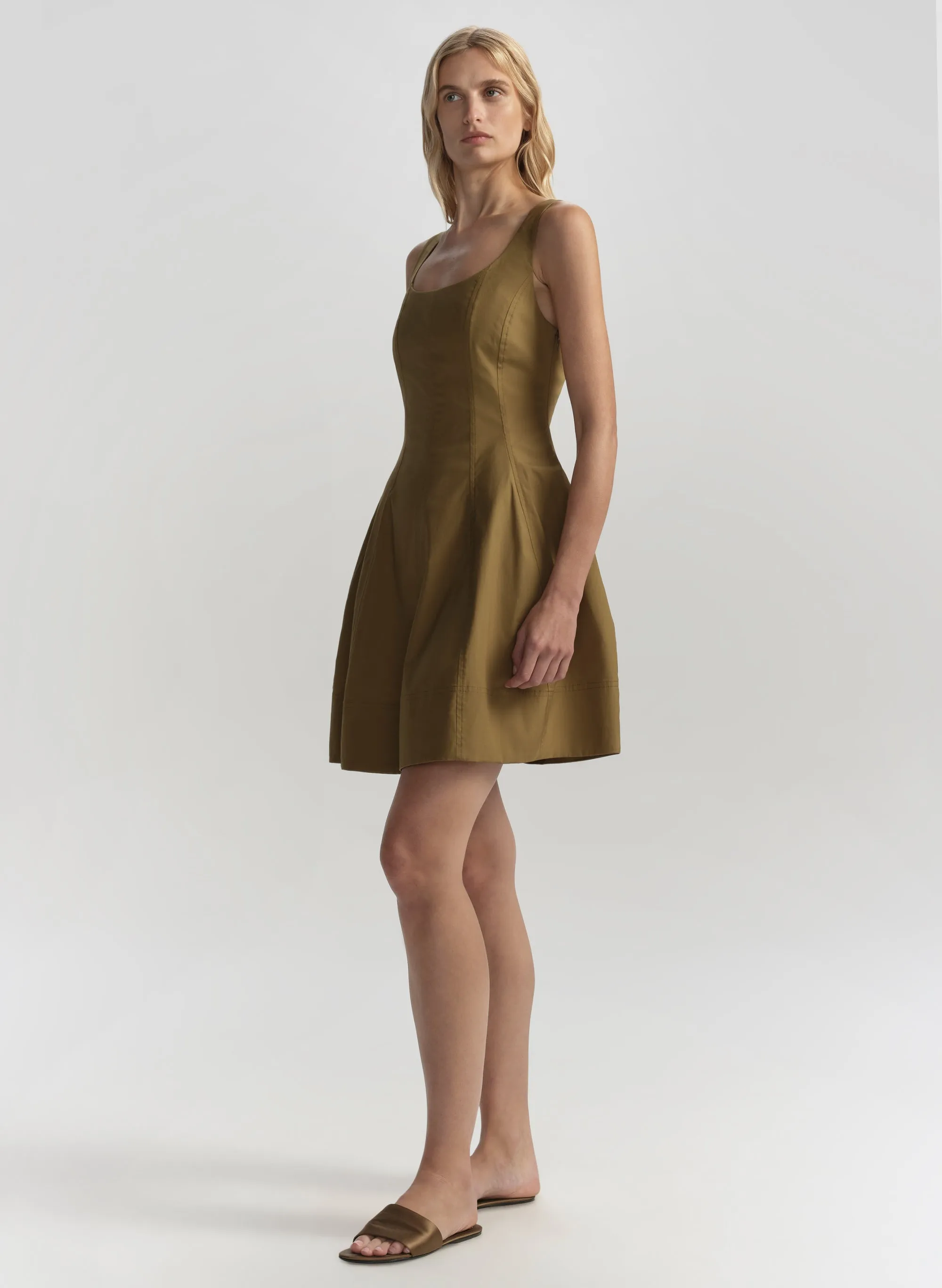 Vea Stretch Cotton Mini Dress sold by A.L.C. product image thumbnail 4