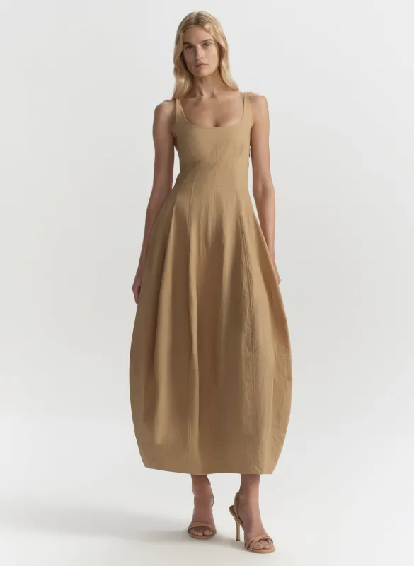 Nina Cotton Nylon Midi Dress made by A.L.C.