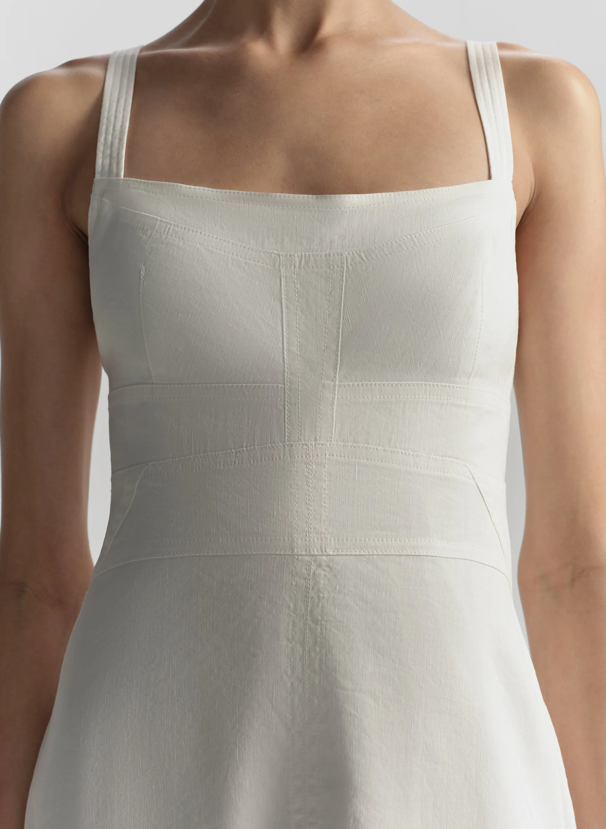 Harlow Linen Midi Dress sold by A.L.C. product image thumbnail 2