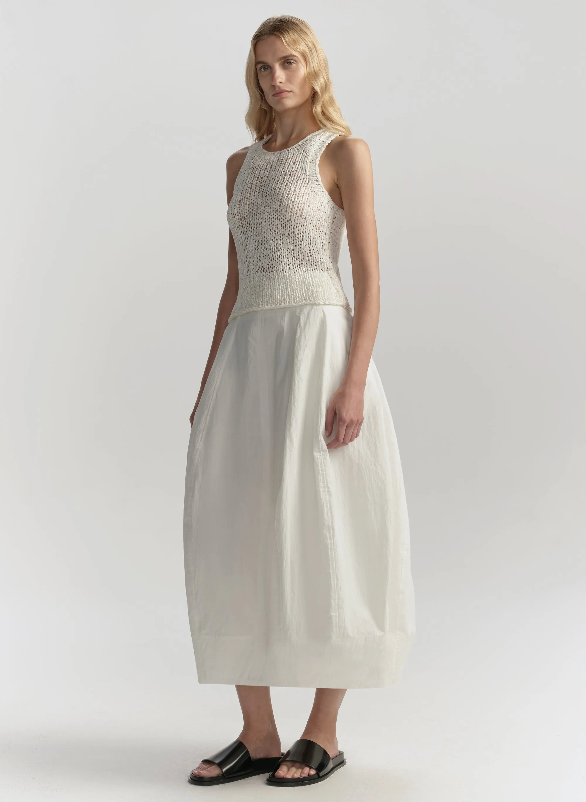 Veda Cotton Nylon Midi Skirt sold by A.L.C. product image thumbnail 4