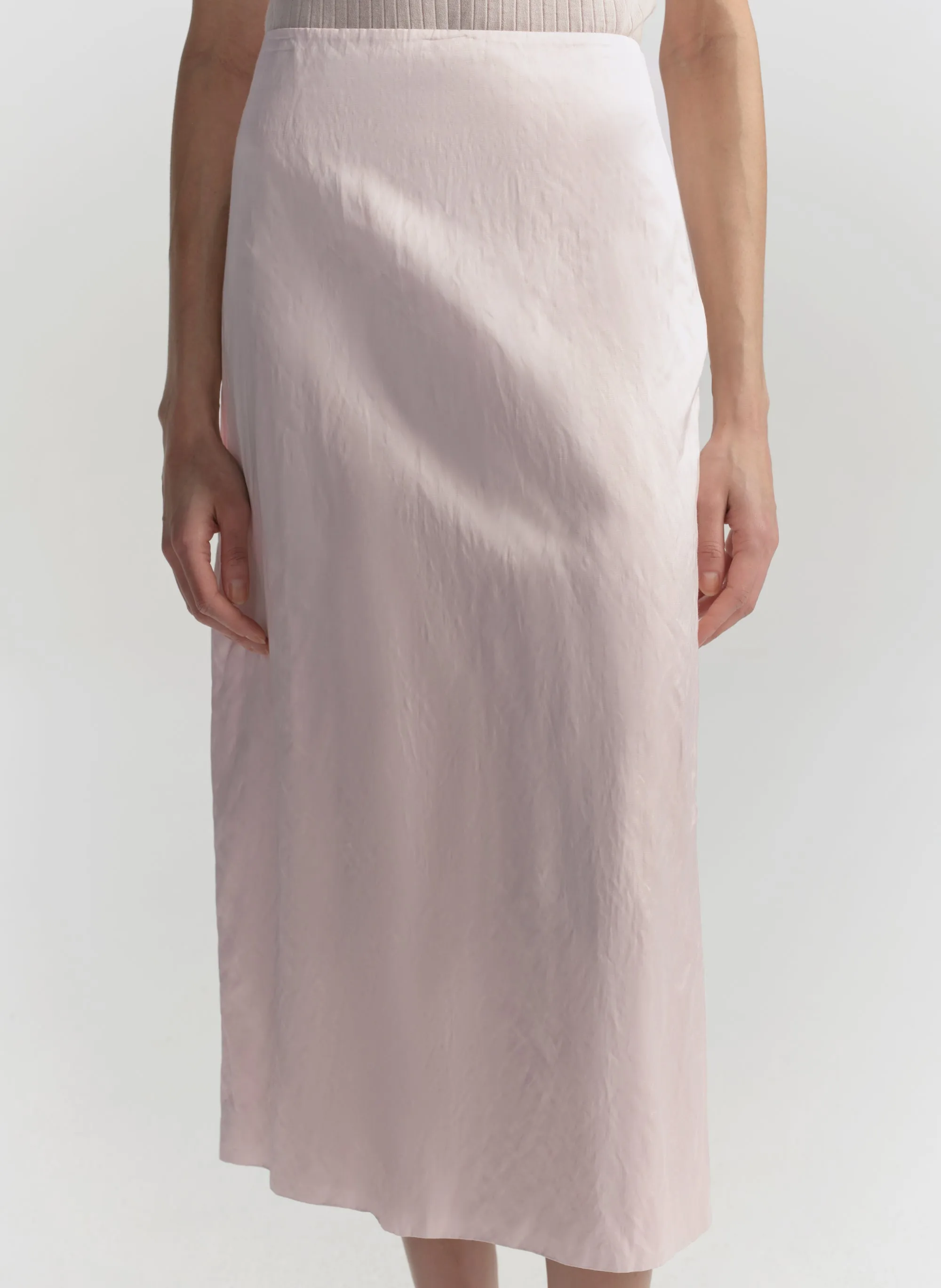 Phoebe Satin Midi Skirt sold by A.L.C. product image thumbnail 2