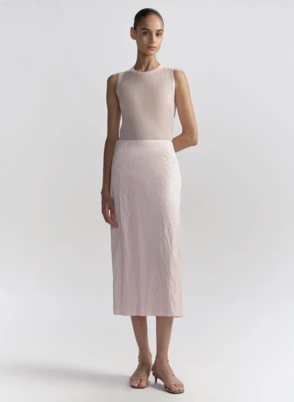 Phoebe Satin Midi Skirt made by A.L.C.