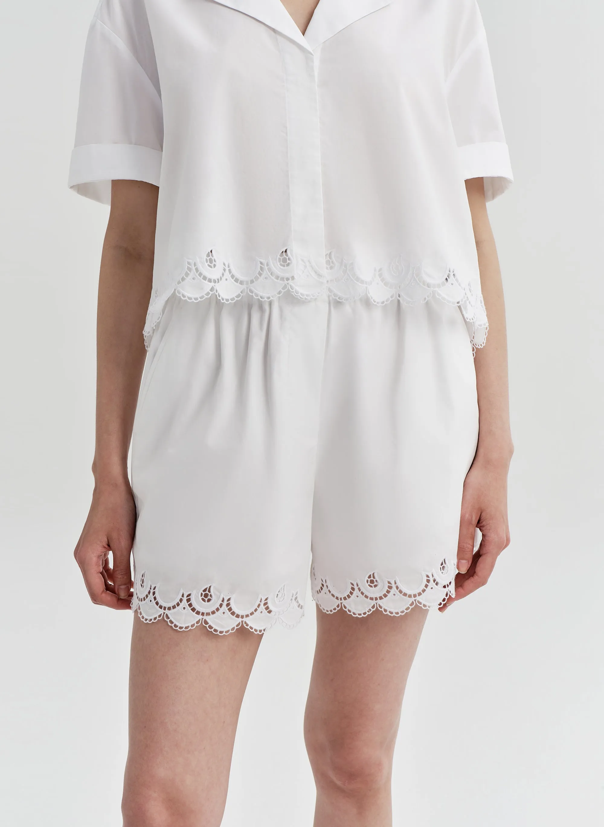 Gigi Embroidered Cotton Short sold by A.L.C. product image thumbnail 3