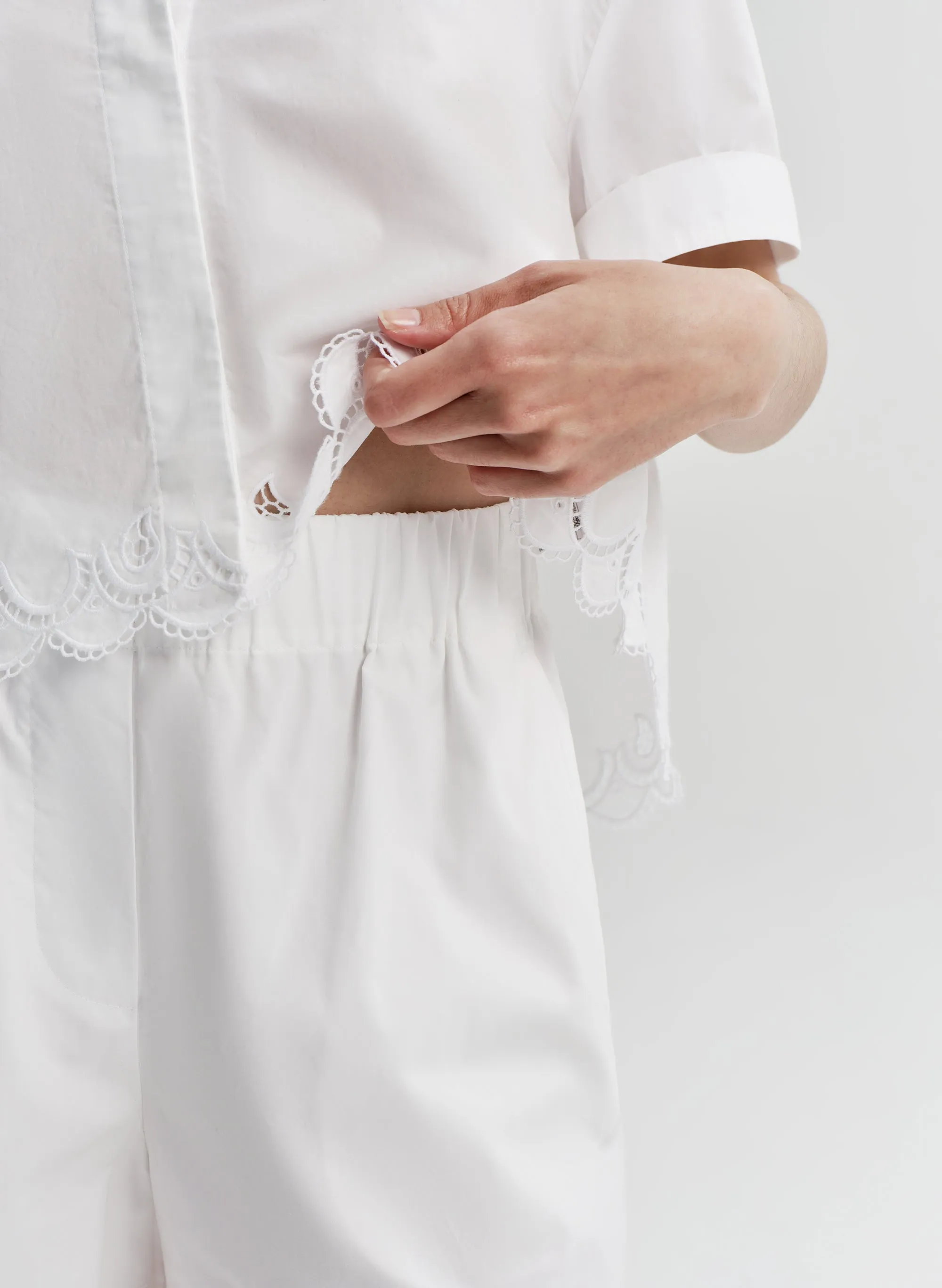 Gigi Embroidered Cotton Short sold by A.L.C. product image thumbnail 2
