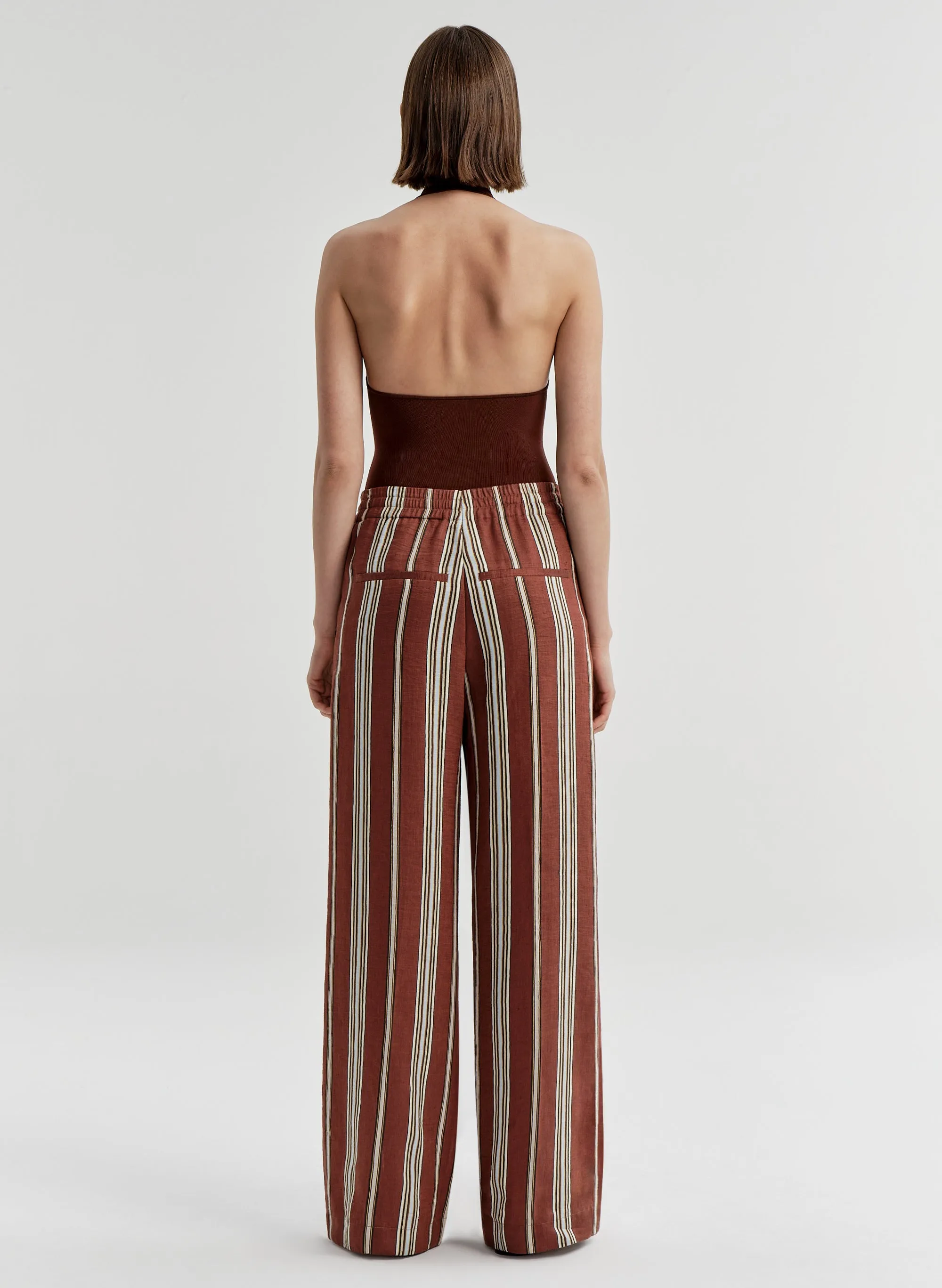 Tyler Striped Linen Pant sold by A.L.C. product image thumbnail 5